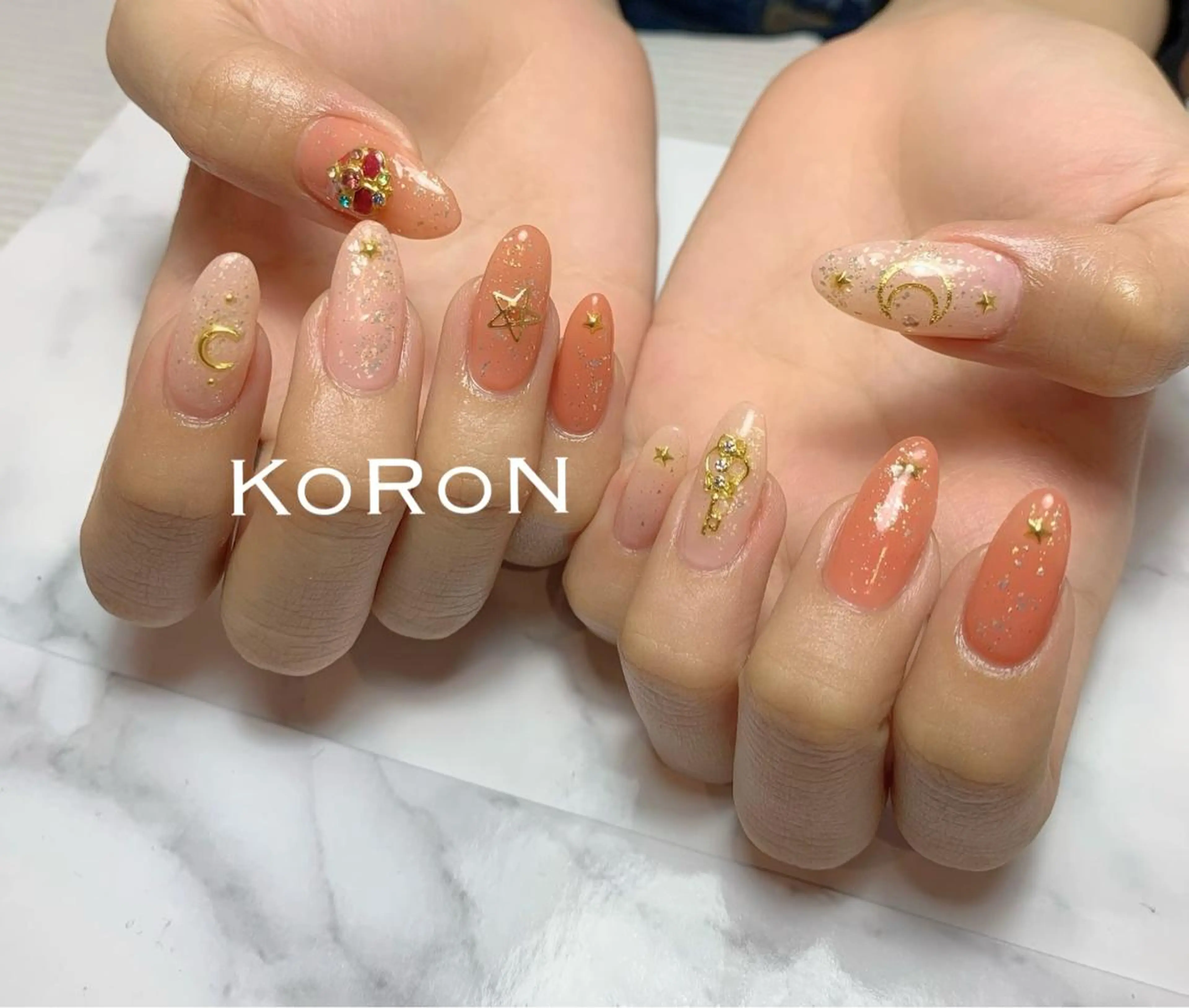 ネイル ハンドネイル 自宅サロン鎌倉 KORONのネイルデザイン
