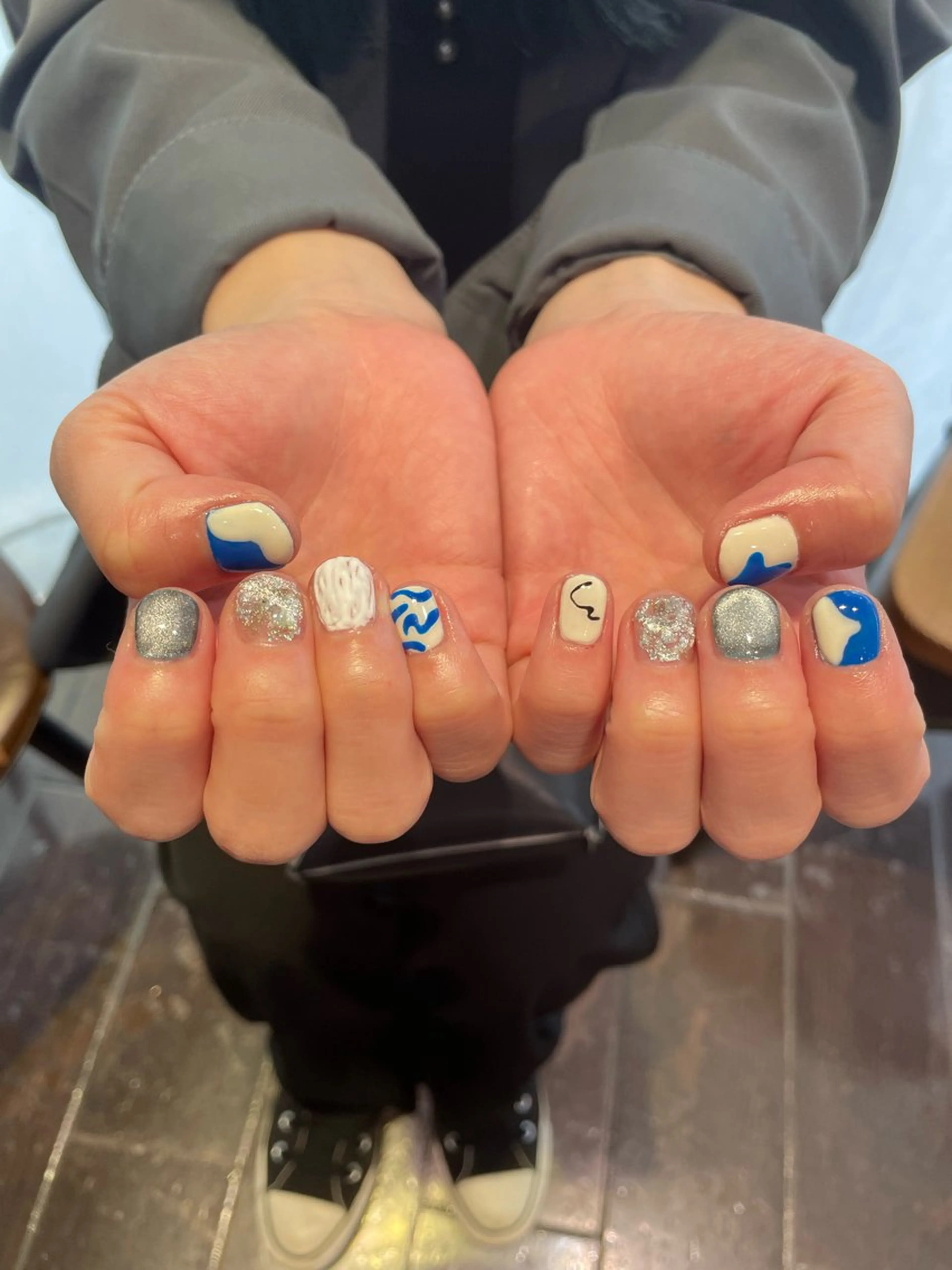 ネイル ハンドネイル ‪るか/‪透明感 カラー/アレンジのヘアスタイル