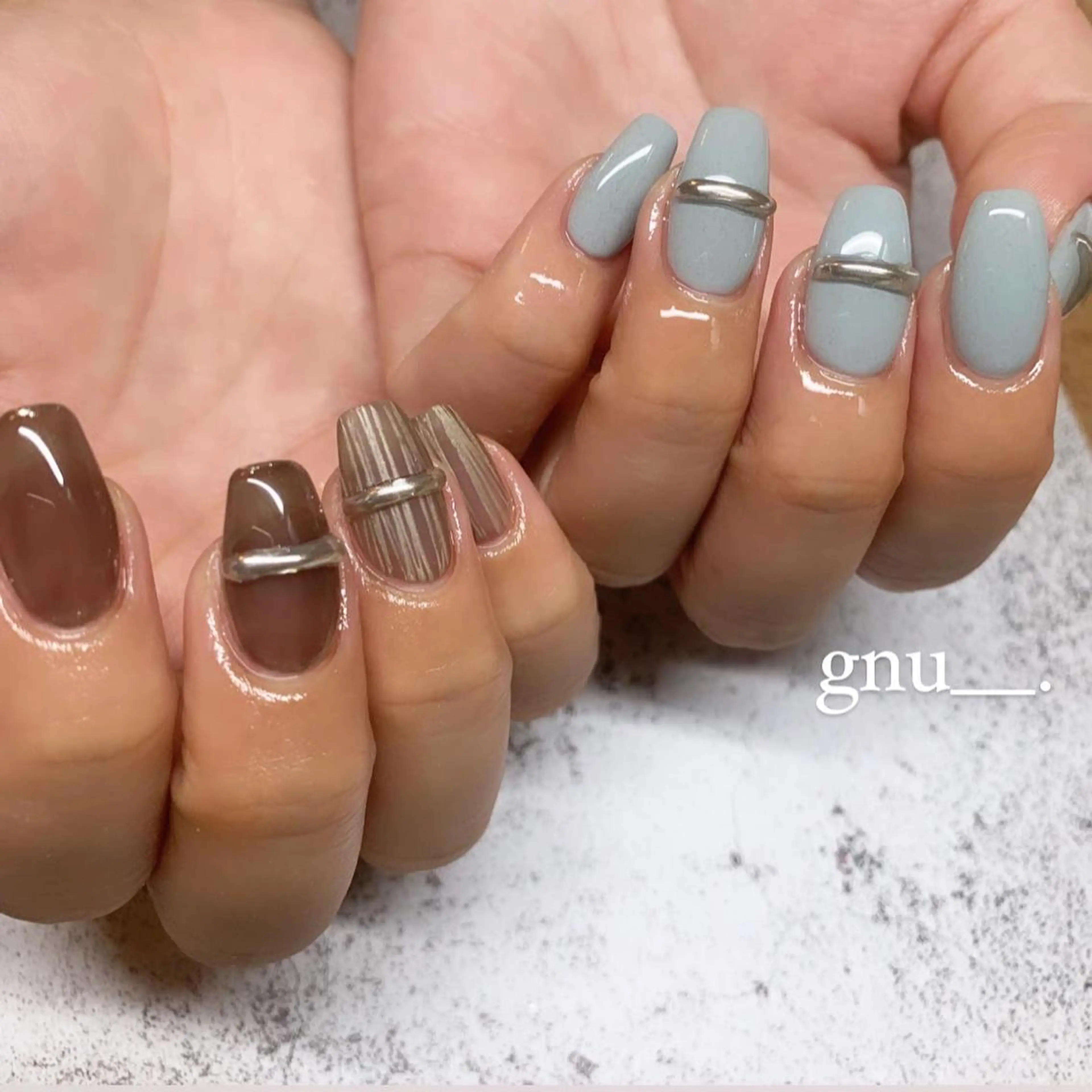 ネイル ハンドネイル gnu__. nailのネイルデザイン