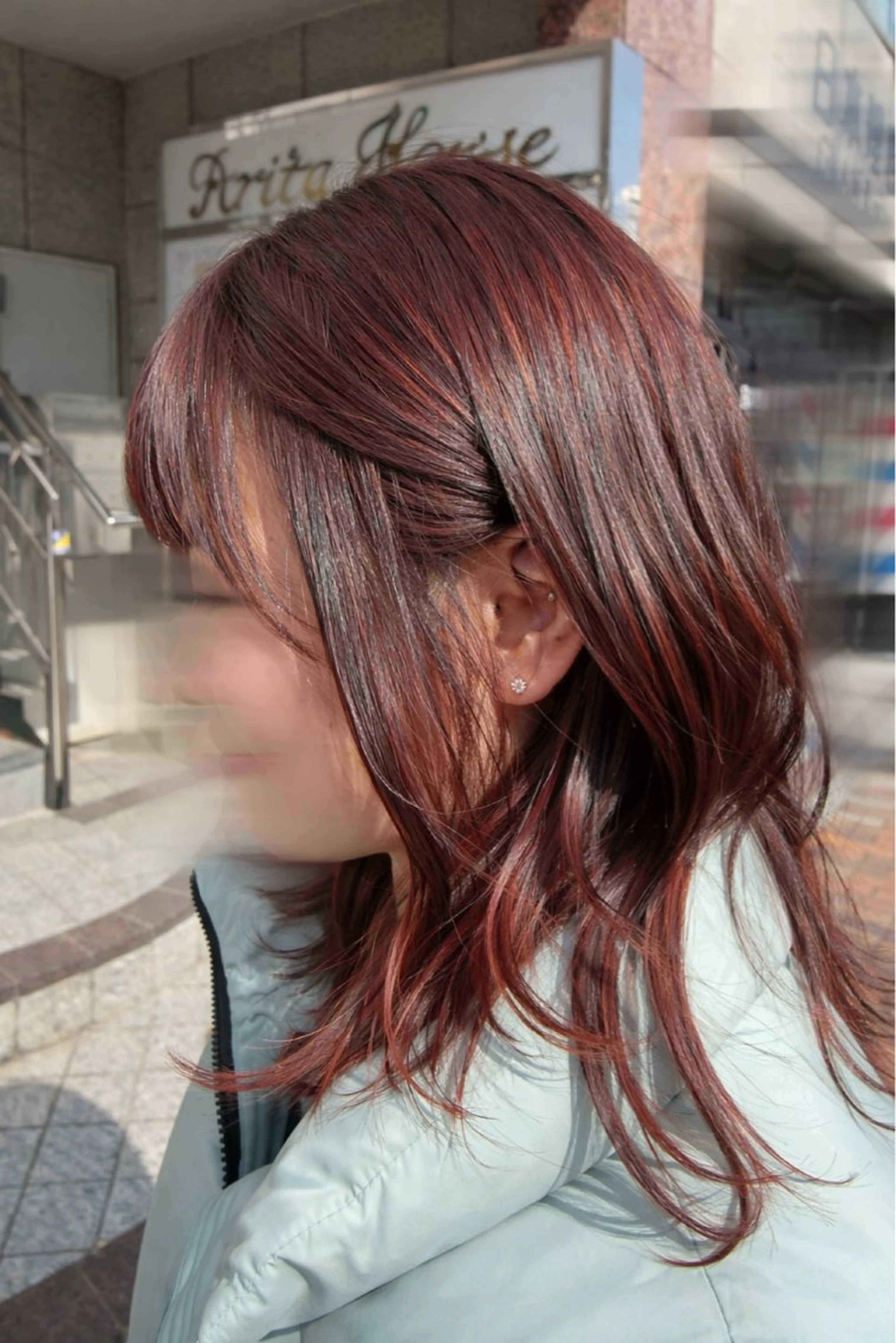 セミロング カット ヘアカラー トリートメント 堀岡 さやかのヘアスタイル