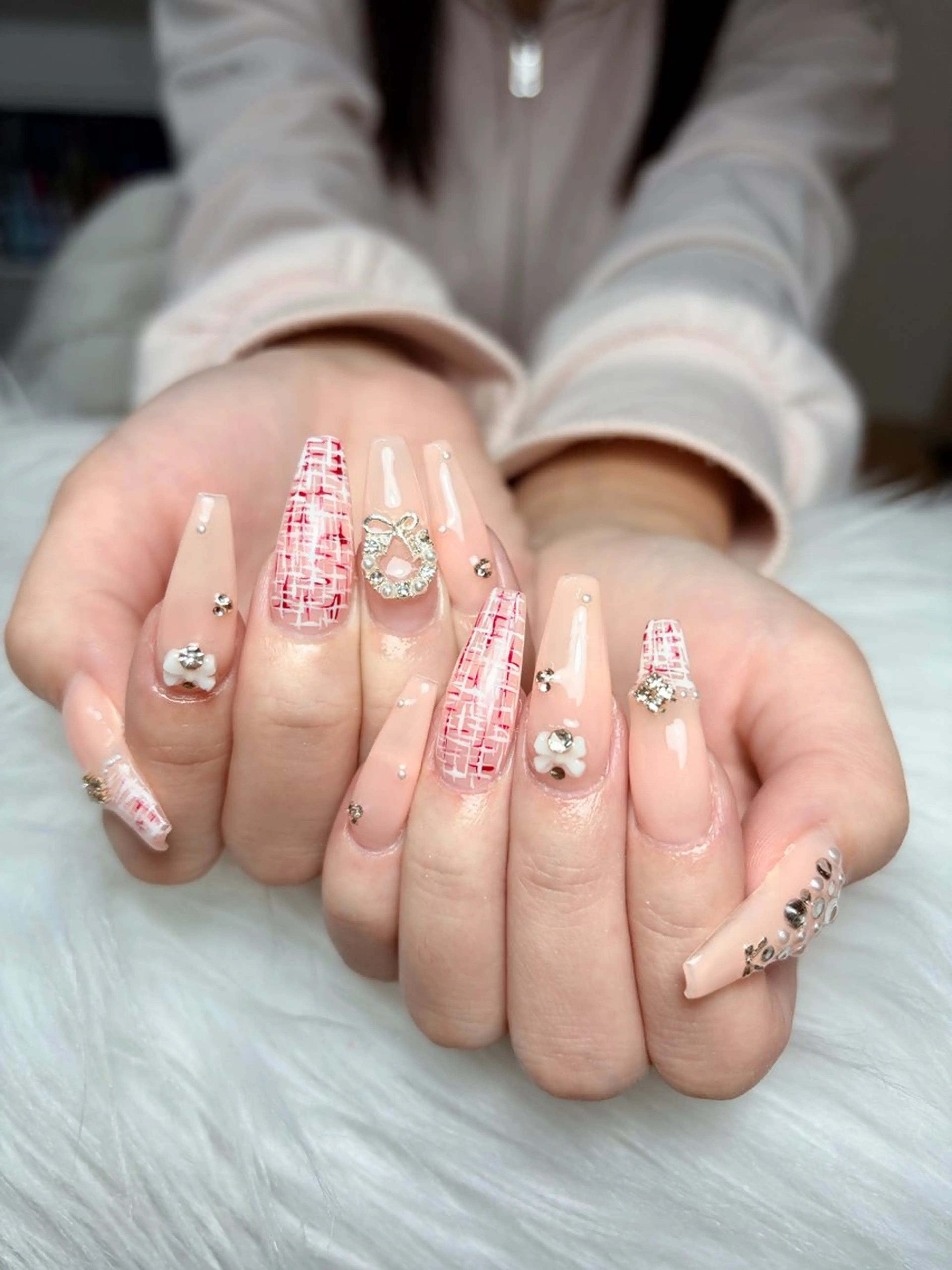 ネイル アートネイル 長さ出し ジェルネイル マグネットネイル ニュアンスネイル ハンドネイル Cloudy Chan Nailのネイルデザイン