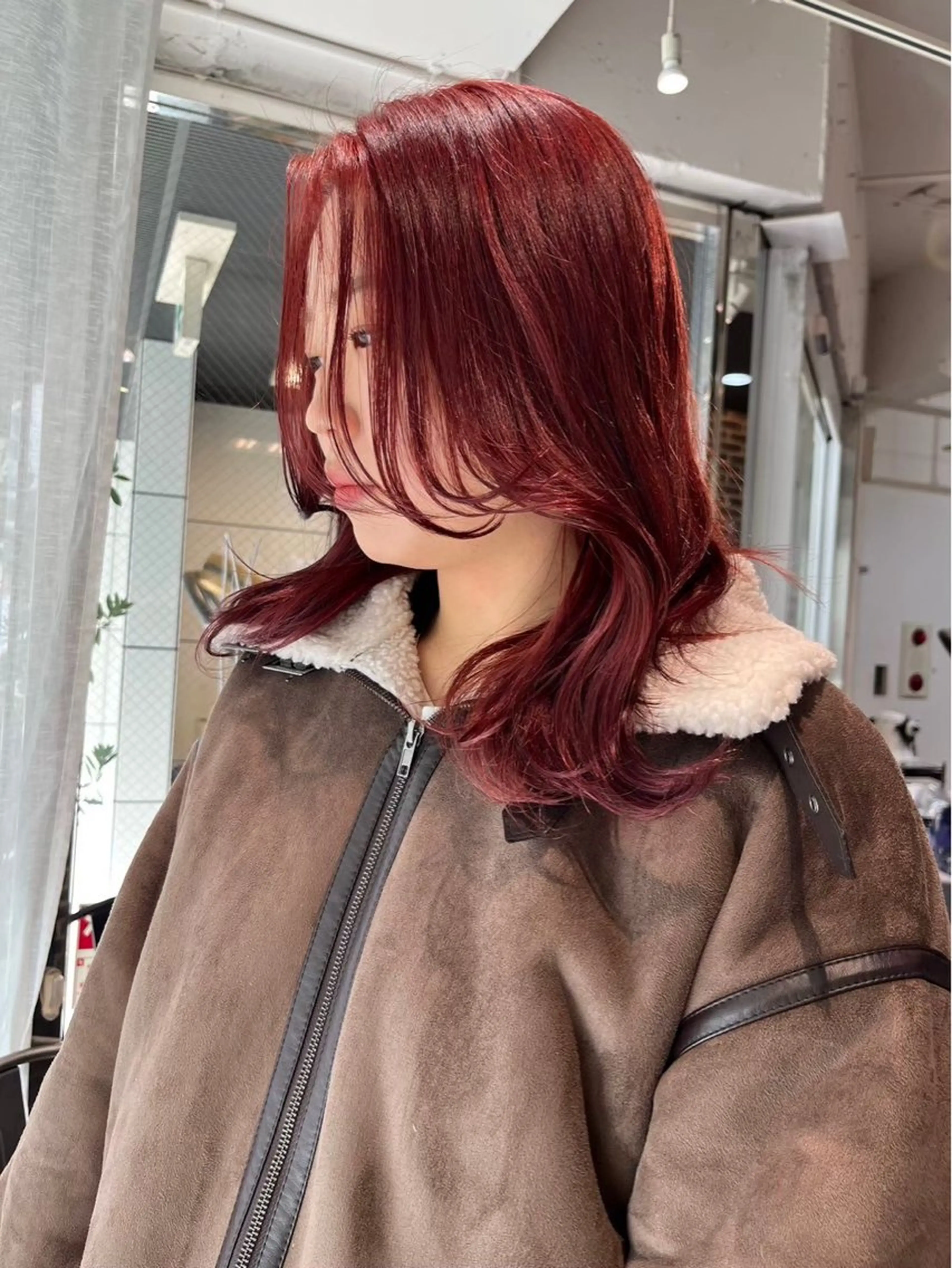 ロング カラー ヘアカラー トリートメント 🎀暖色カラー/ ハナ🎀のヘアスタイル