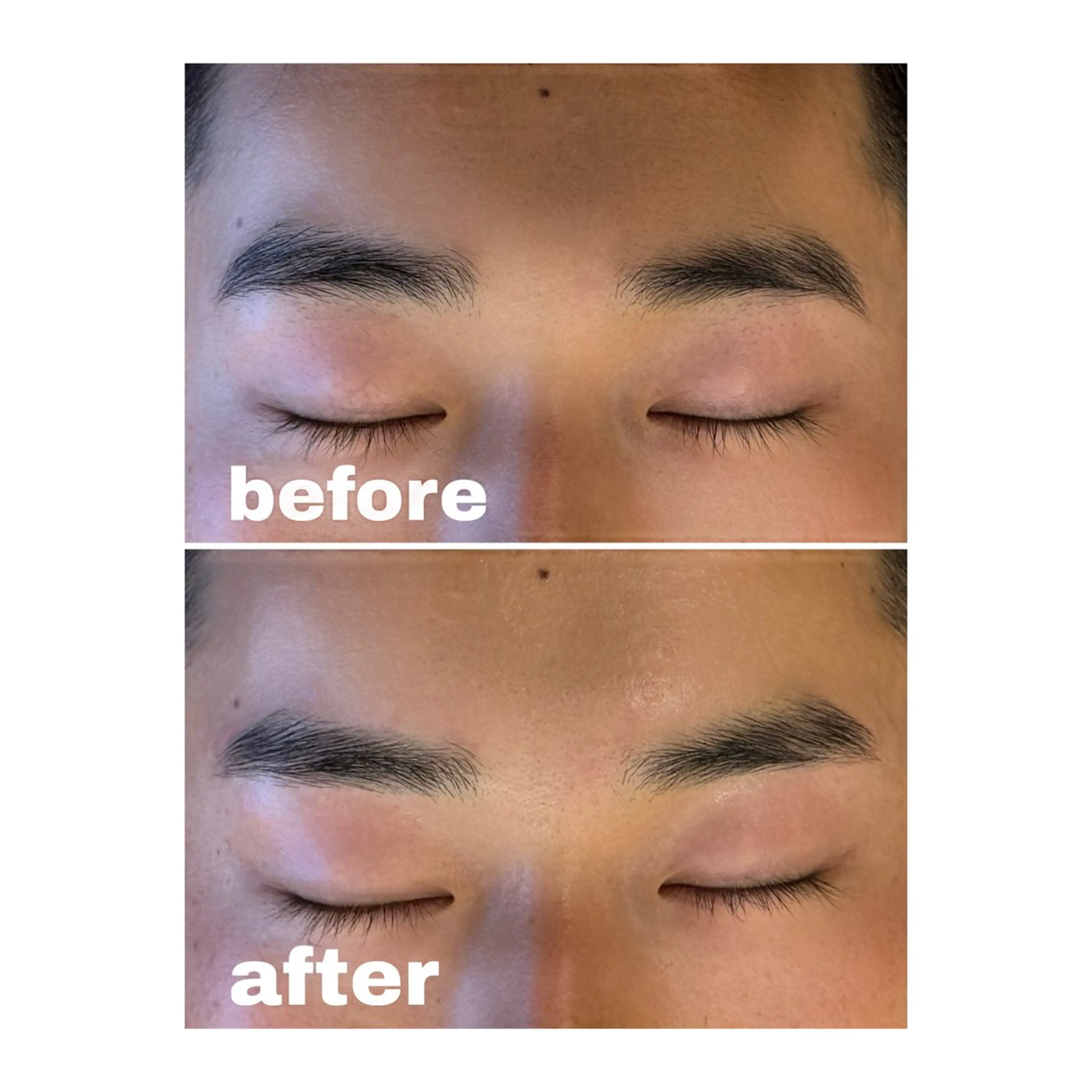 【メンズ限定】眉毛ワックス脱毛+眉カットの写真