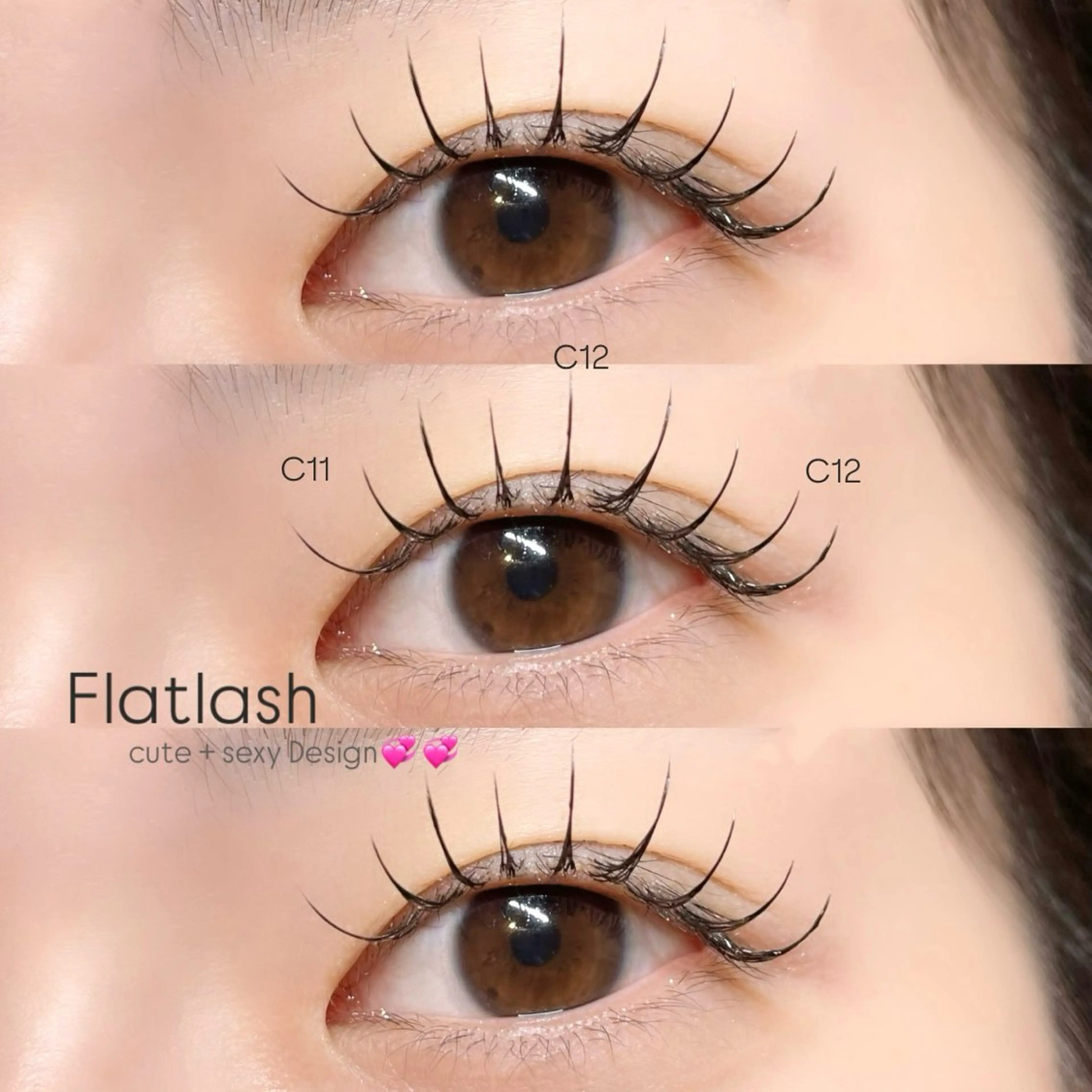 マツエク・マツパ マツエク Mell Yuuna ♡パリエク /束感のマツエク・マツパデザイン