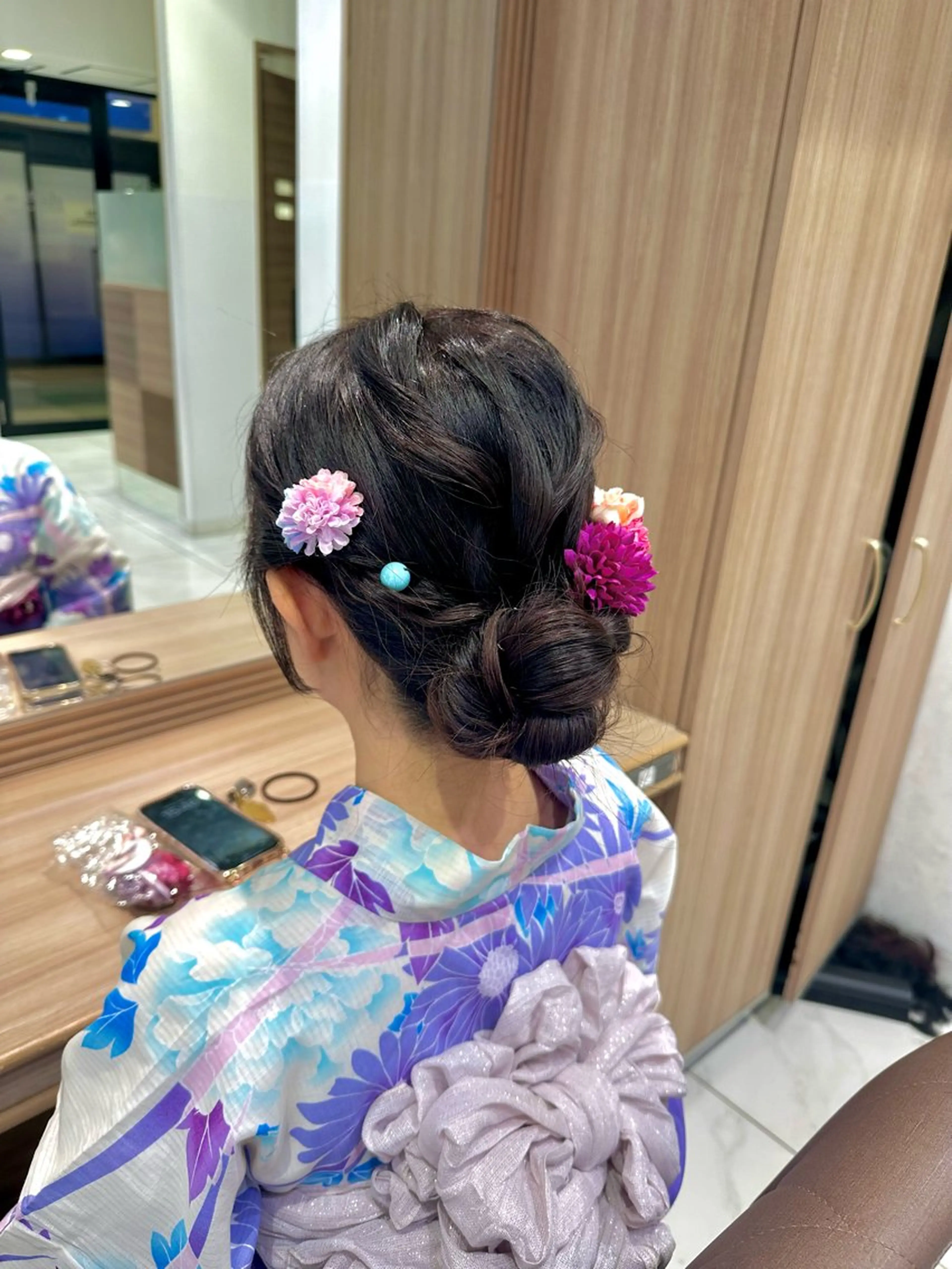 セミロング ヘアアレンジ ヘアセット メンズ特化/ パーマChihoのヘアスタイル