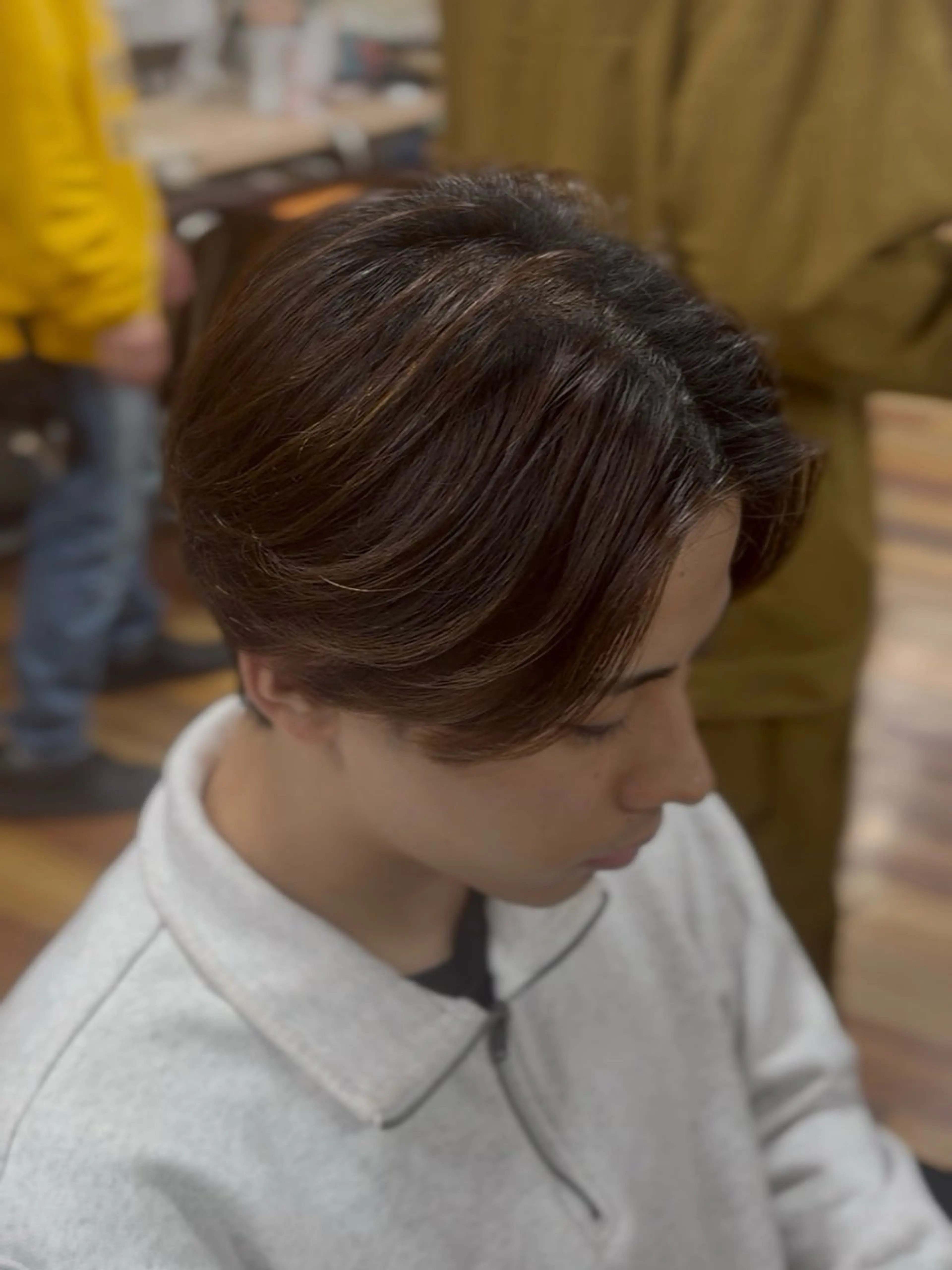 ショート カット 縮毛矯正 曲がる縮毛矯正🌀 篠崎蓮　金沢文庫のヘアスタイル