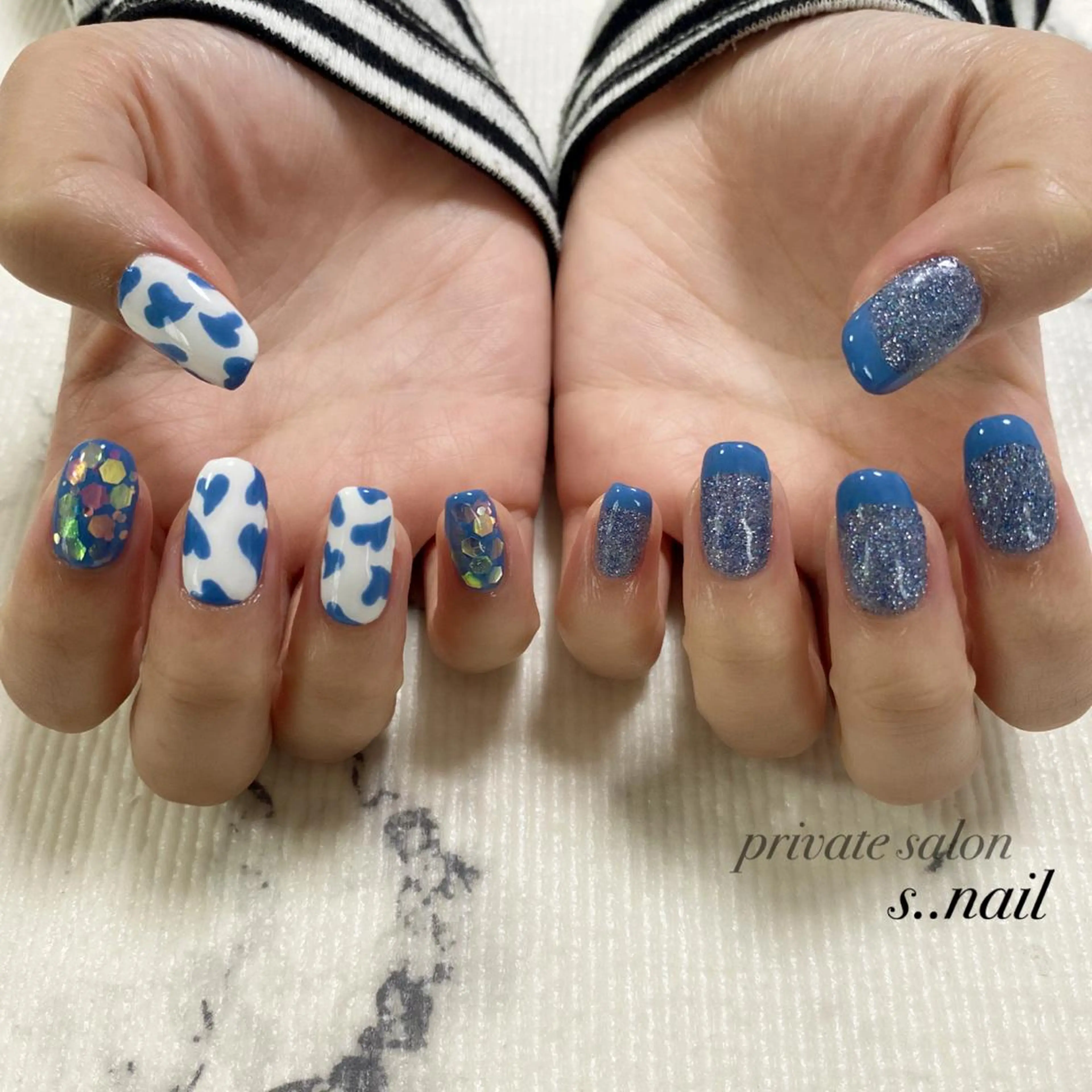 ネイル フレンチネイル ハート ハンドネイル フットネイル s..nail / MORITAのネイルデザイン