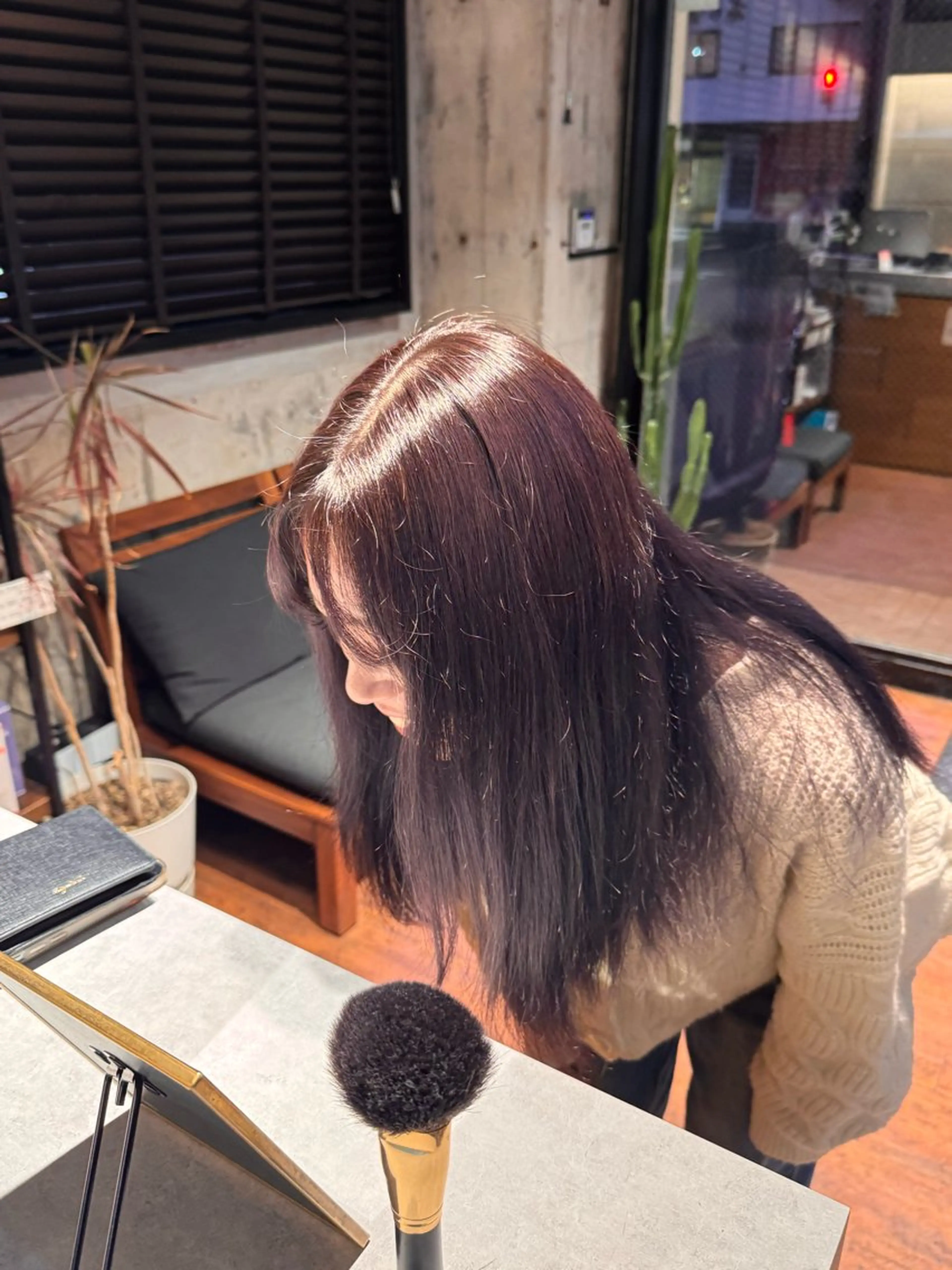 カラー sora/ 暖色カラー🌷のヘアスタイル