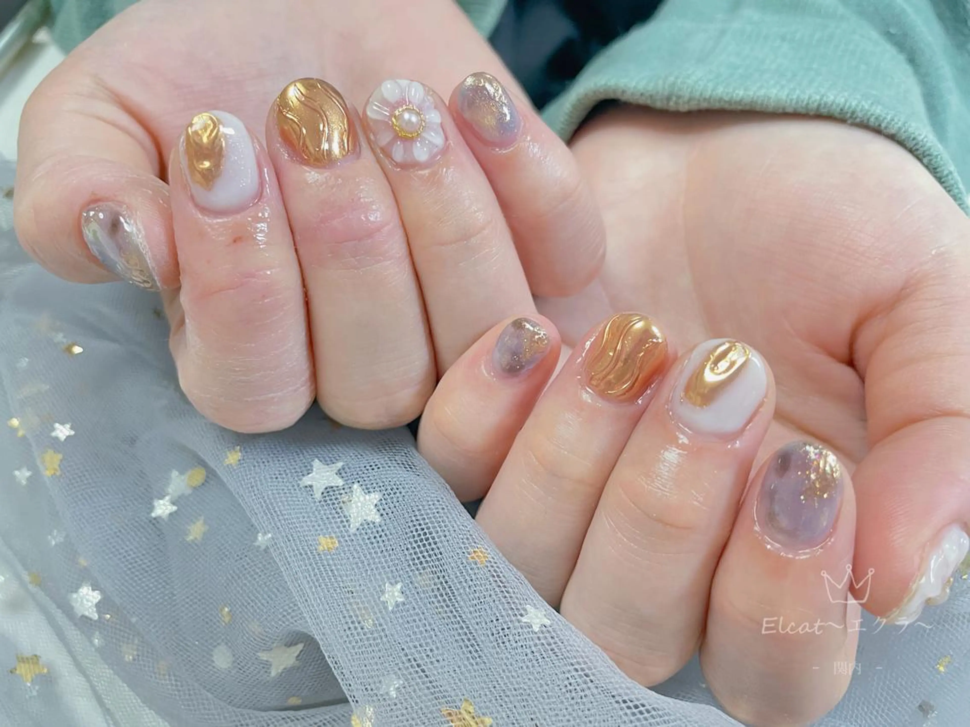 ネイル ハンドネイル ハンドケア ネイルサロンエクラ 🫧Shizukaのネイルデザイン