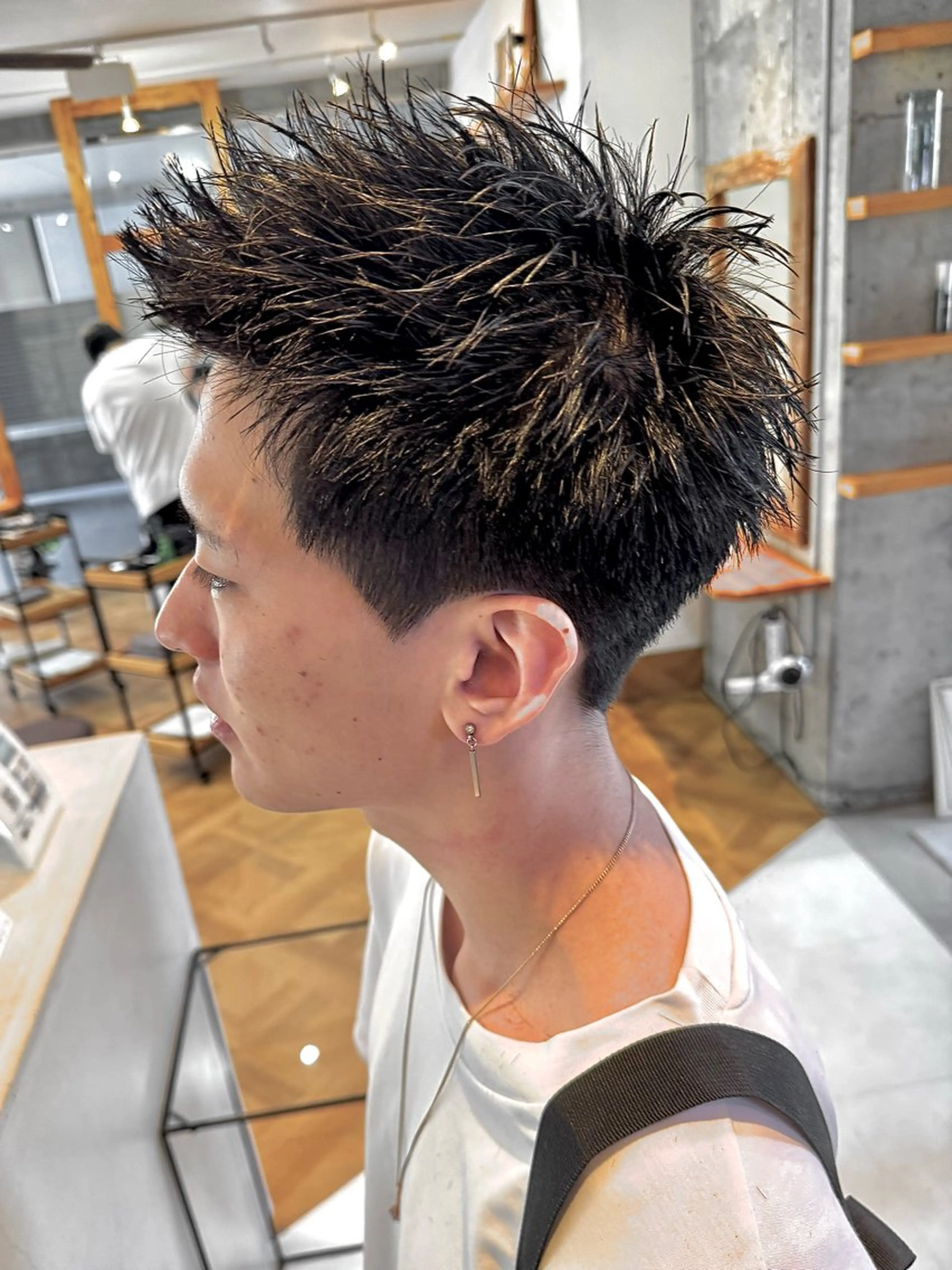 ショート ショートヘア カット メンズカット/ 立川/浜のヘアスタイル