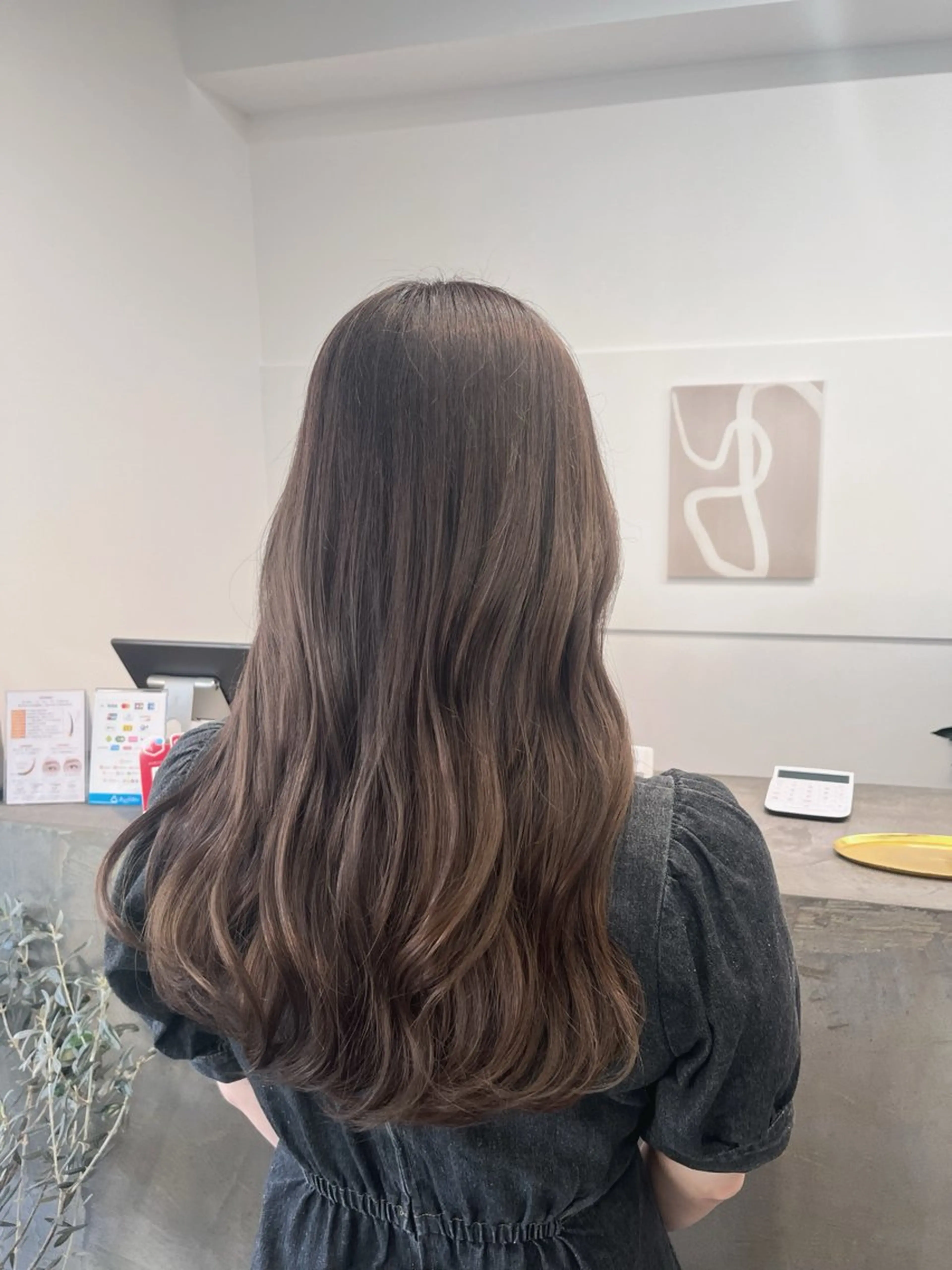 セミロング カラー hair salon SILLO.のヘアスタイル