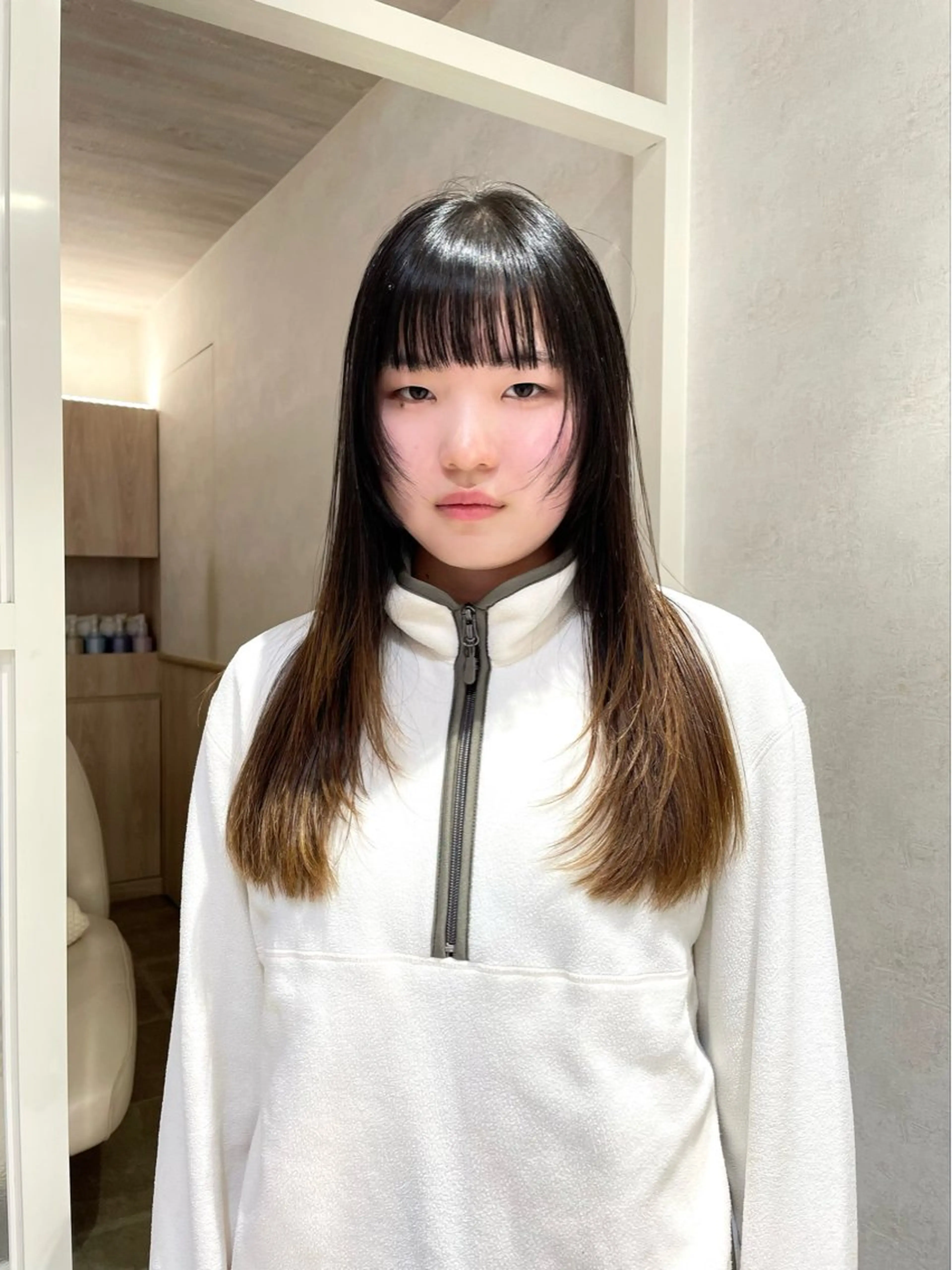 ロング カット ヘアカラー トリートメント haru/レイヤー/ ウルフのヘアスタイル