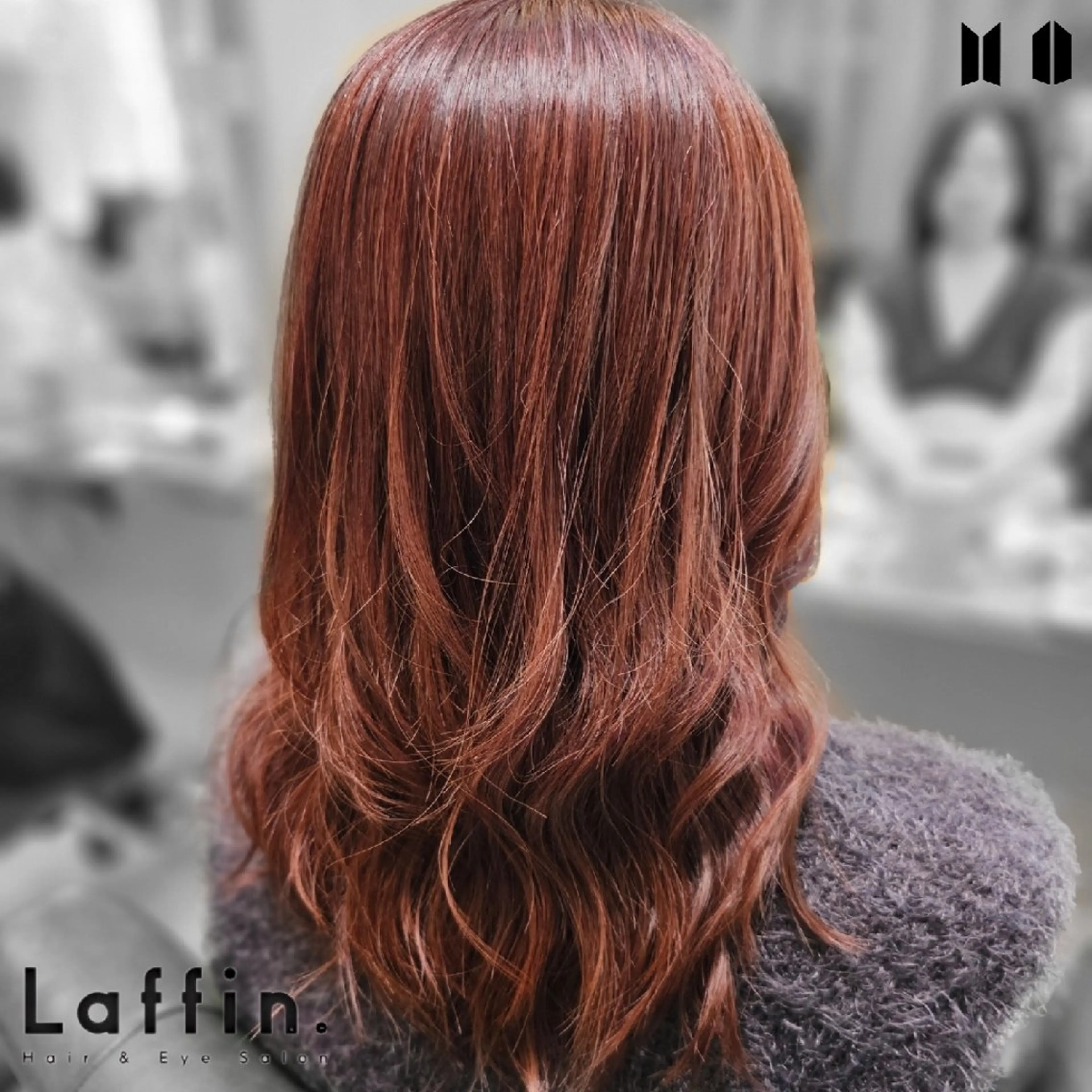 セミロング カラー 髪質改善 Laffin. HIROのヘアスタイル