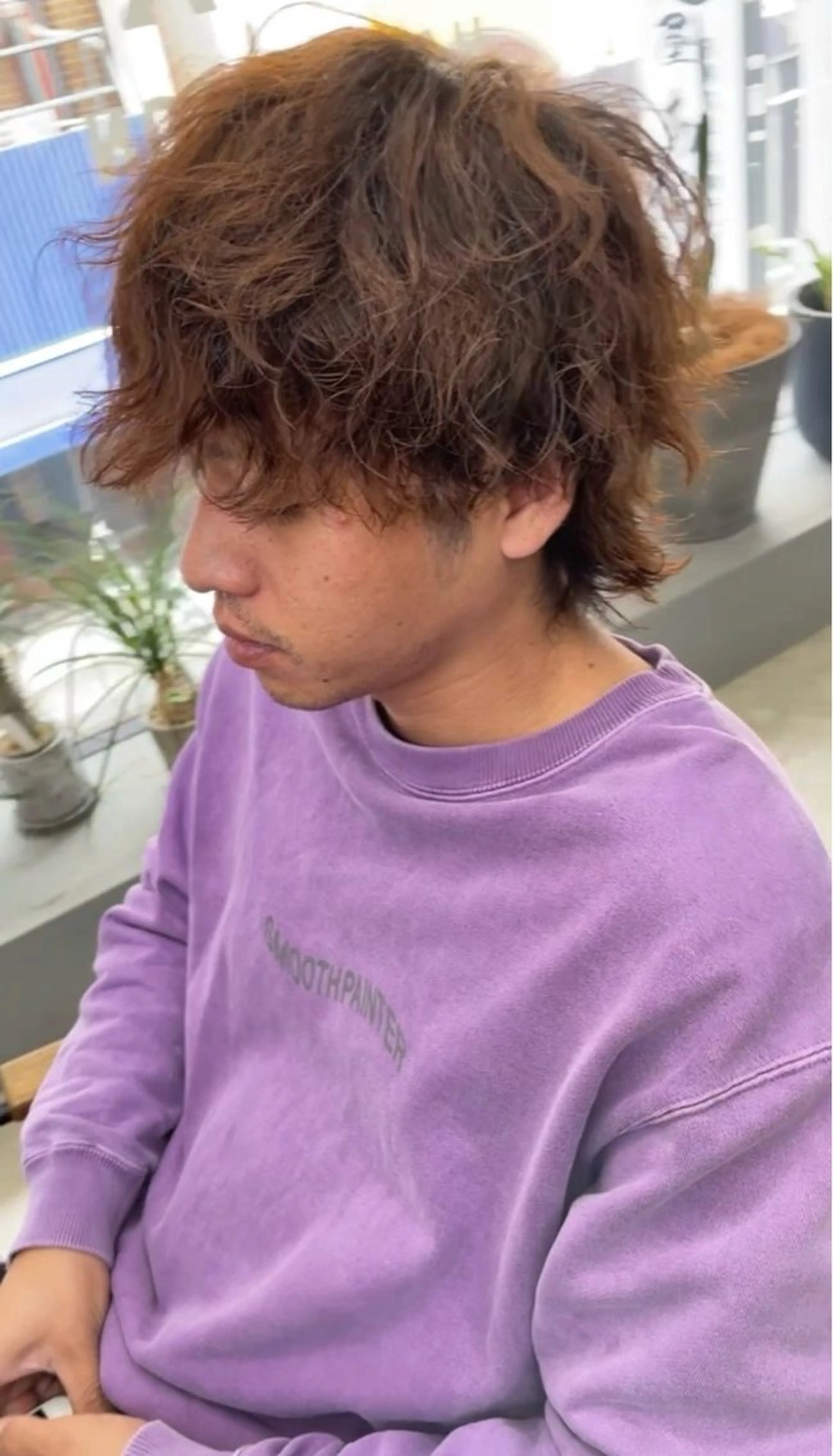 ショート パーマ メンズ カット パーマ メンズ専門サロン wokeのヘアスタイル