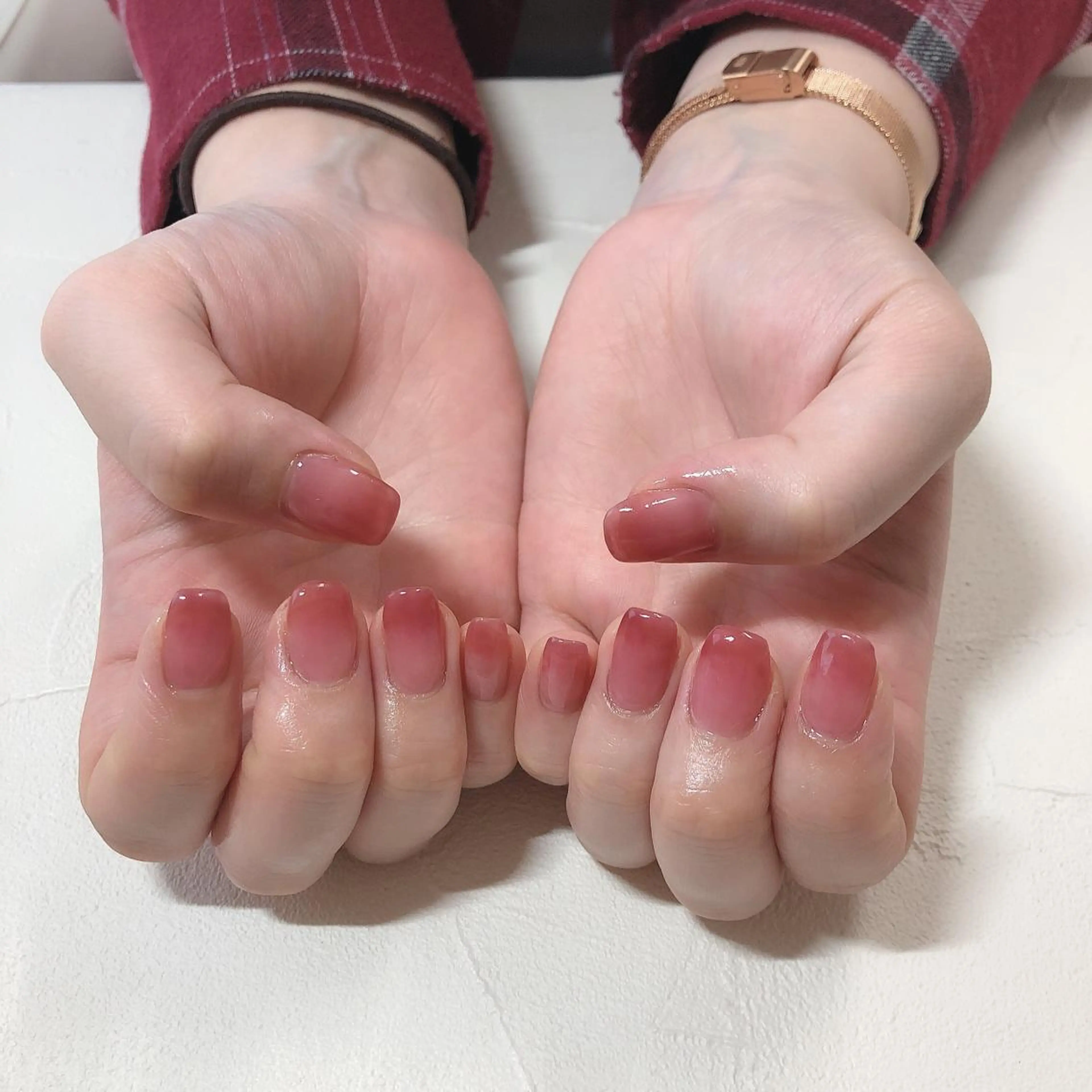 ネイル ジェルネイル グラデーション パラジェル ハンドネイル nails 🎀meのネイルデザイン