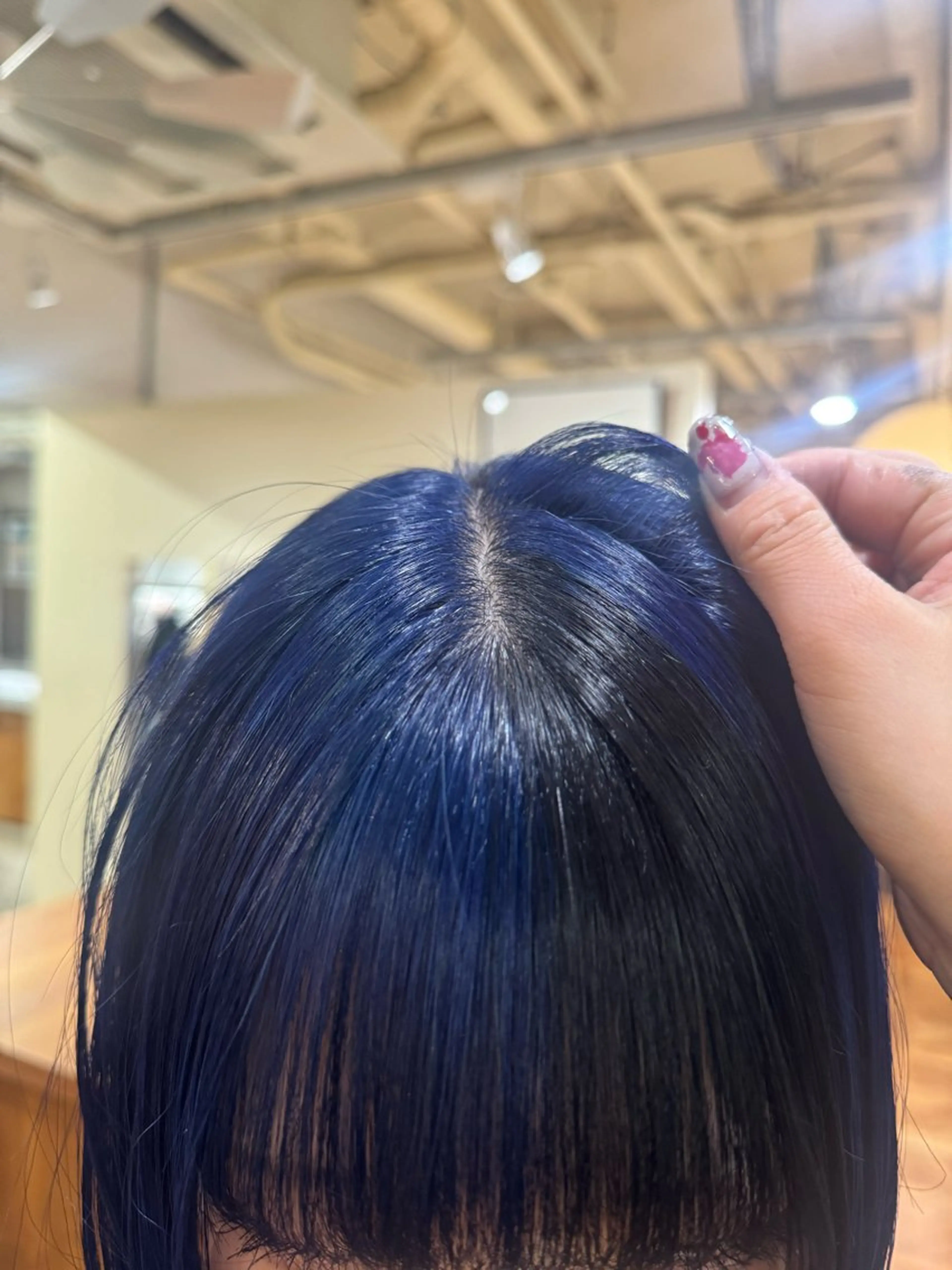 ミディアム ヘアカラー 青海 サヤのヘアスタイル