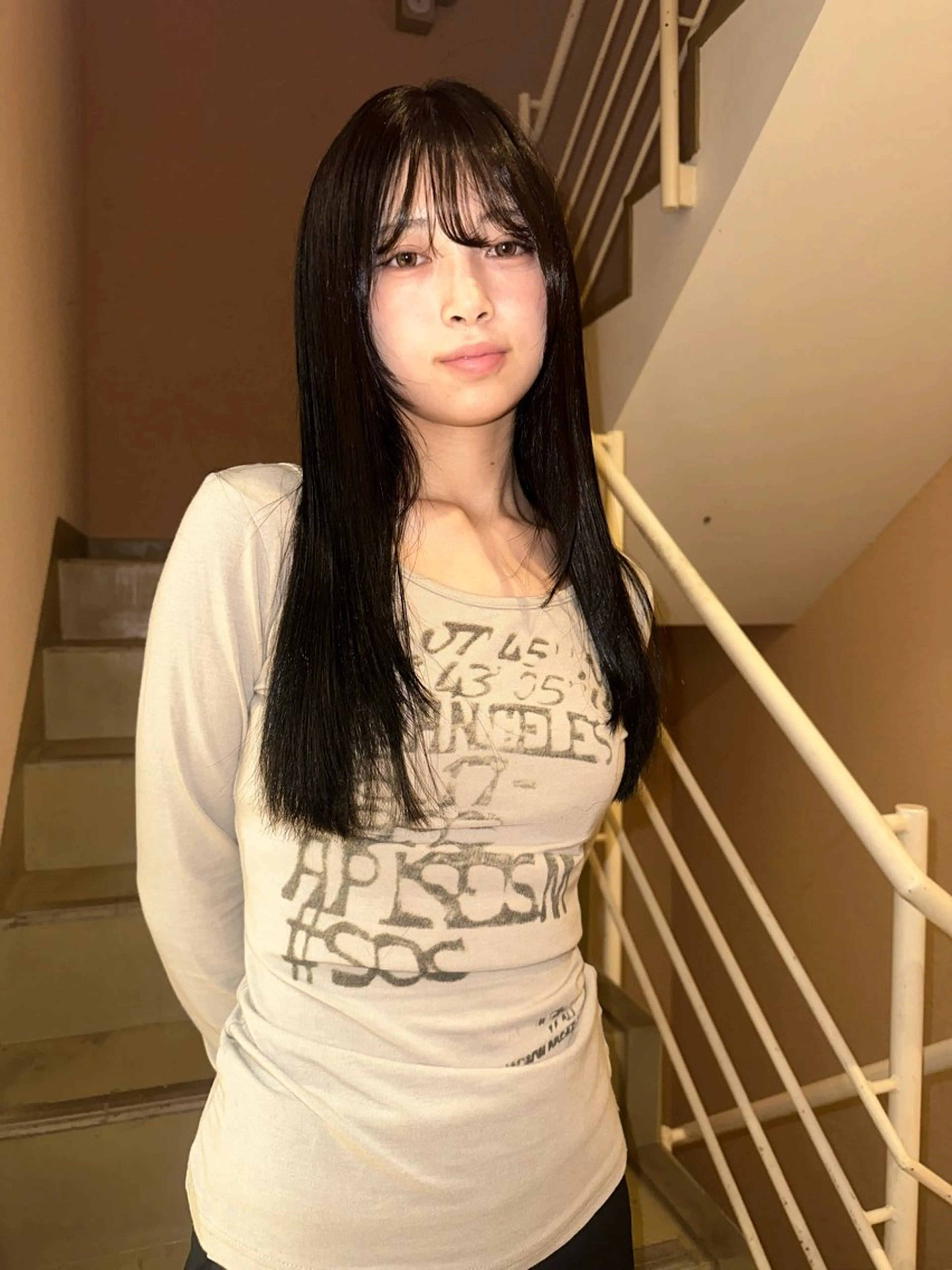 ロング ヘアカラー 🍇透明感カラー/ カットひかる🍒のヘアスタイル