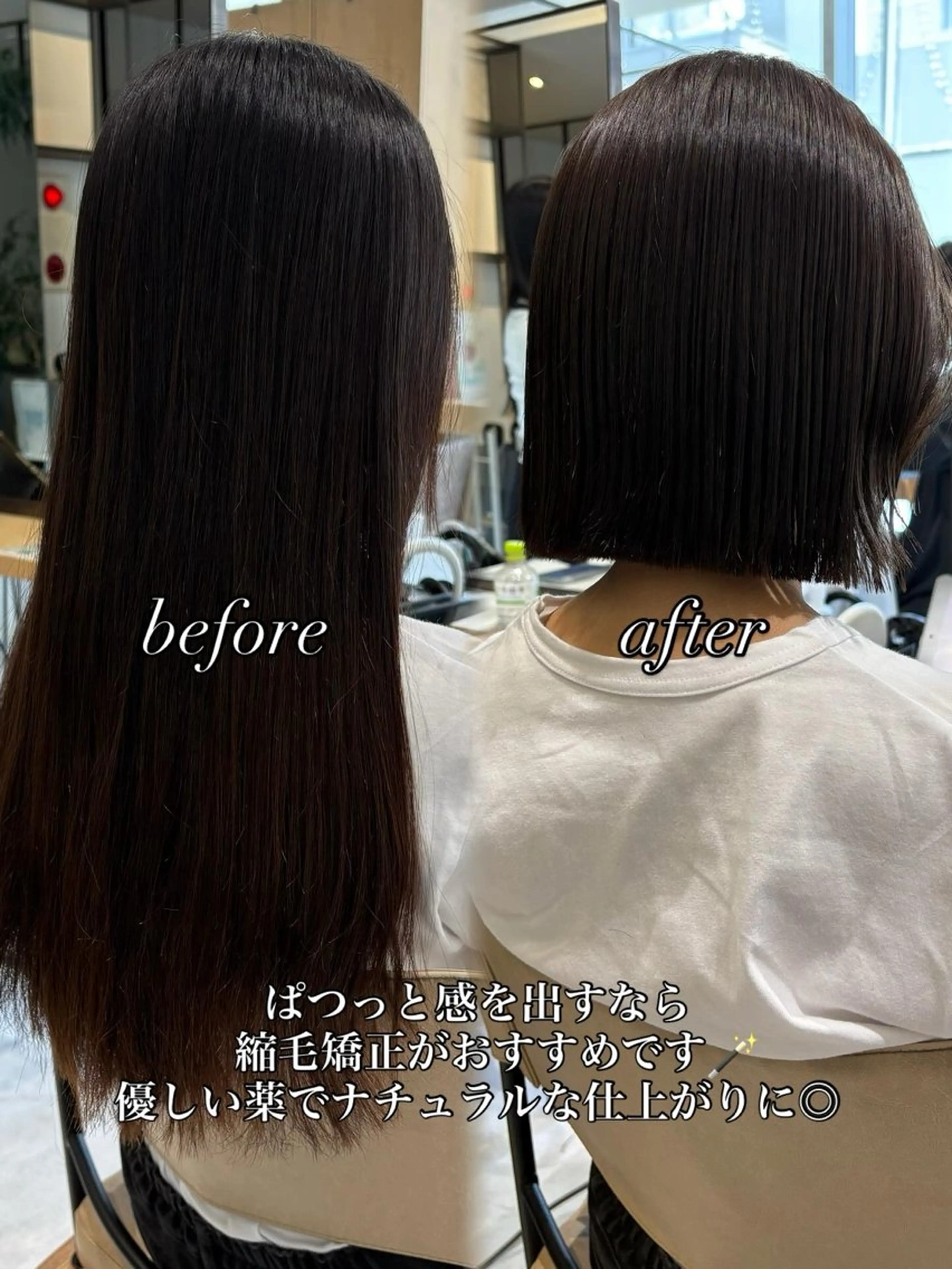 ミディアム 本田 聖のヘアスタイル