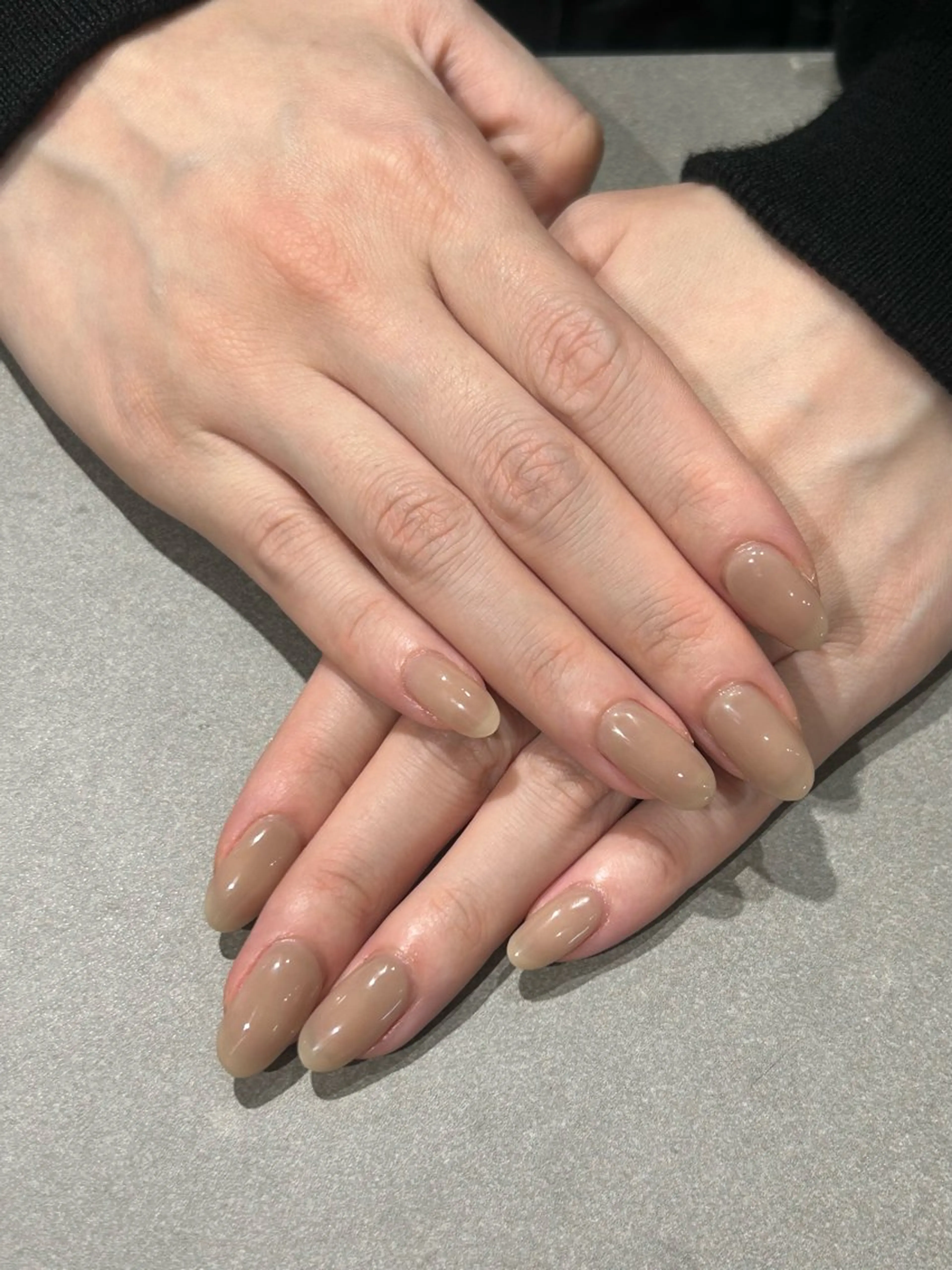 ネイル ワンカラーネイル ハンドネイル &robe Nanaのネイルデザイン