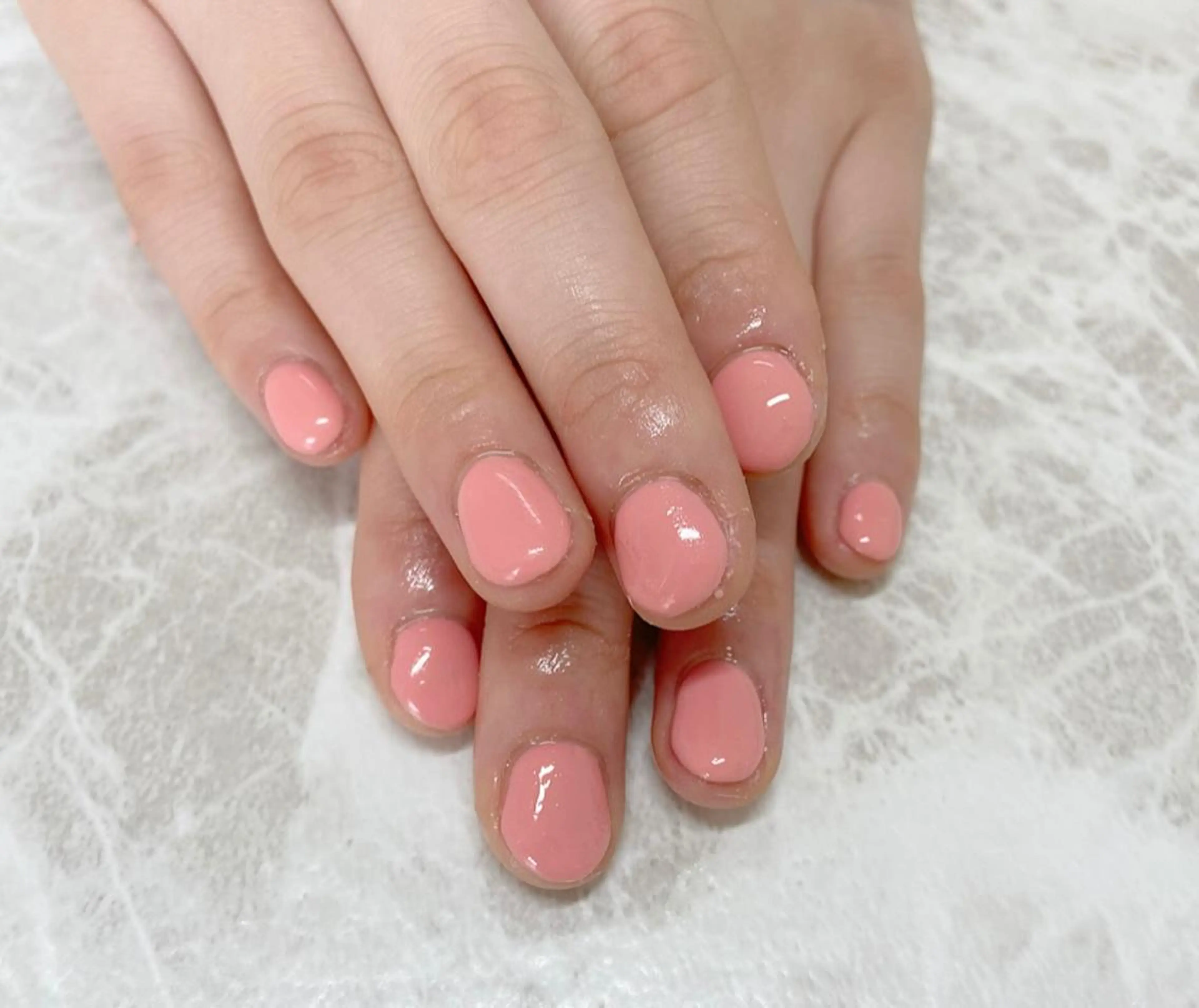 ネイル ワンカラーネイル 🧸熊谷 かほ🧸のネイルデザイン