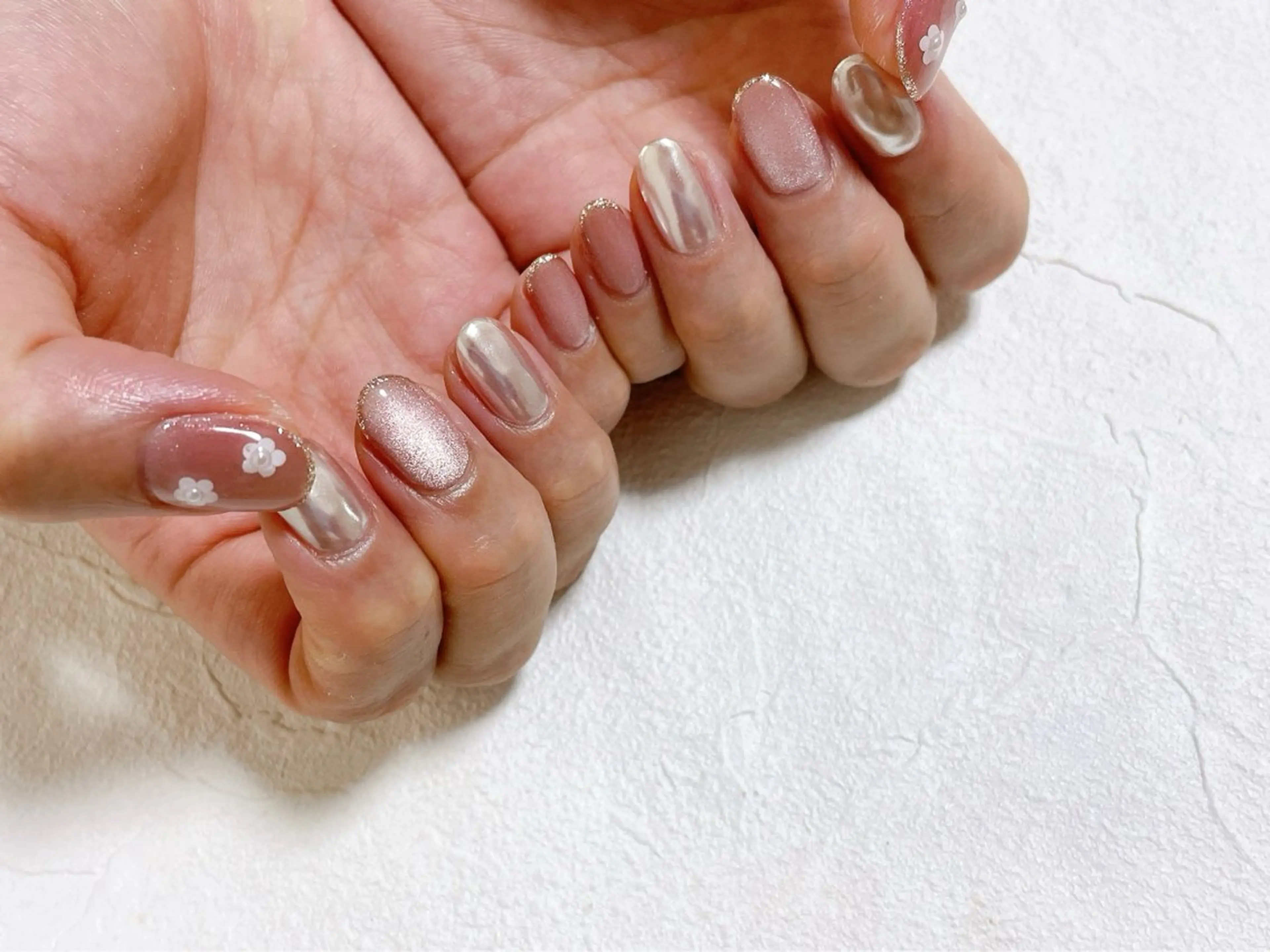 ネイル ジェルネイル マグネットネイル メンズネイル パラジェル バレンタイン kikinail 溝の口のネイルデザイン