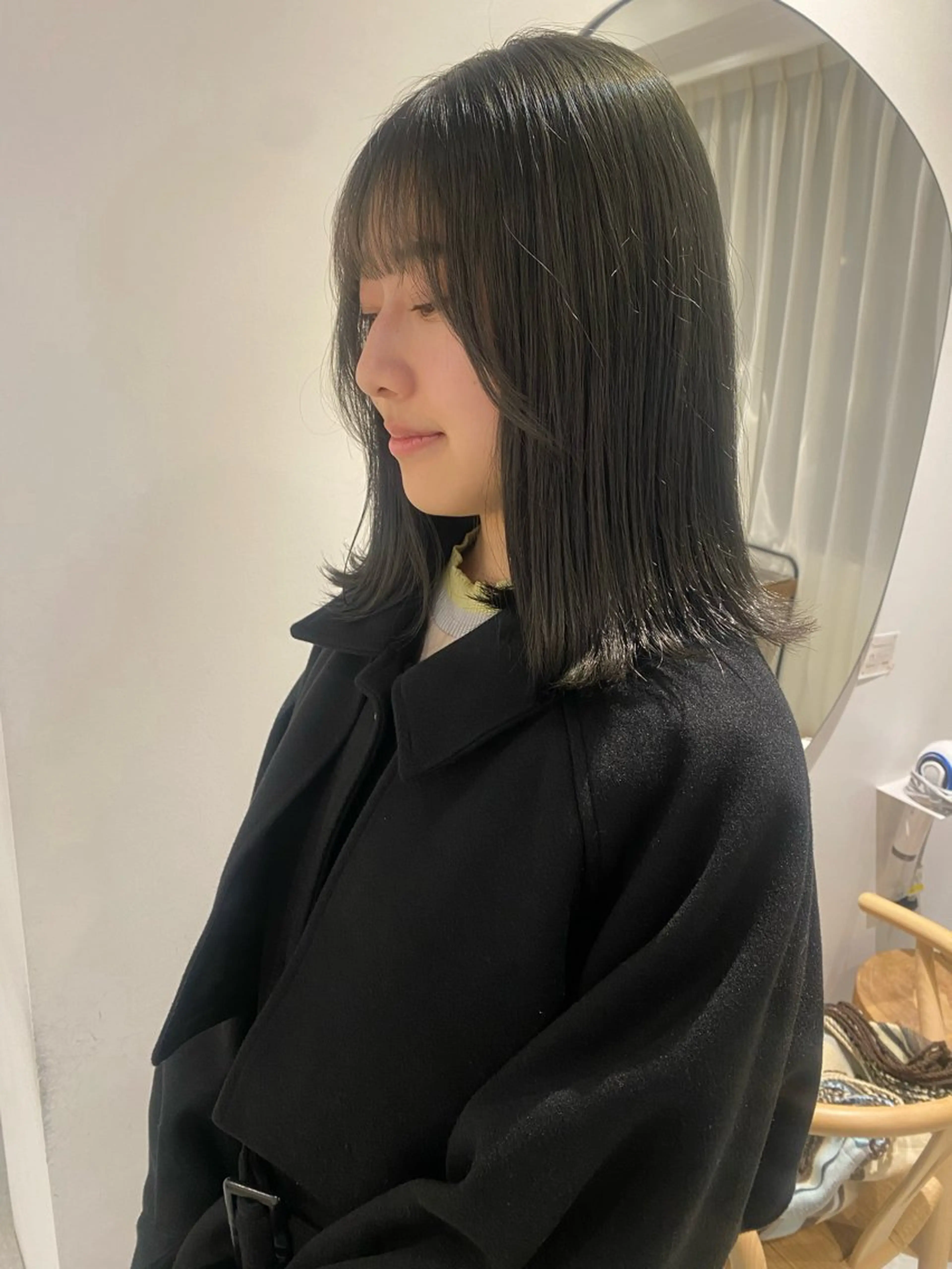 ミディアム knock所属・knock　國友 華乃のヘアスタイル