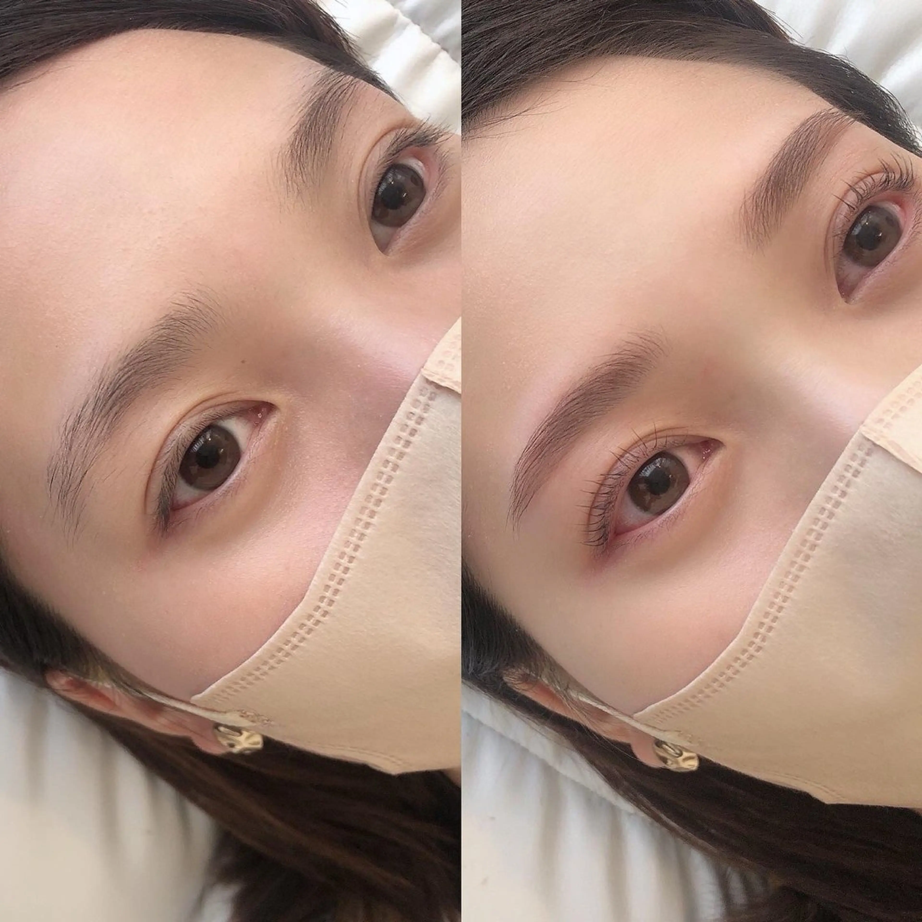 アイブロウ 垢抜け眉とまつぱ メルシエ渡辺通店のマツエク・マツパデザイン