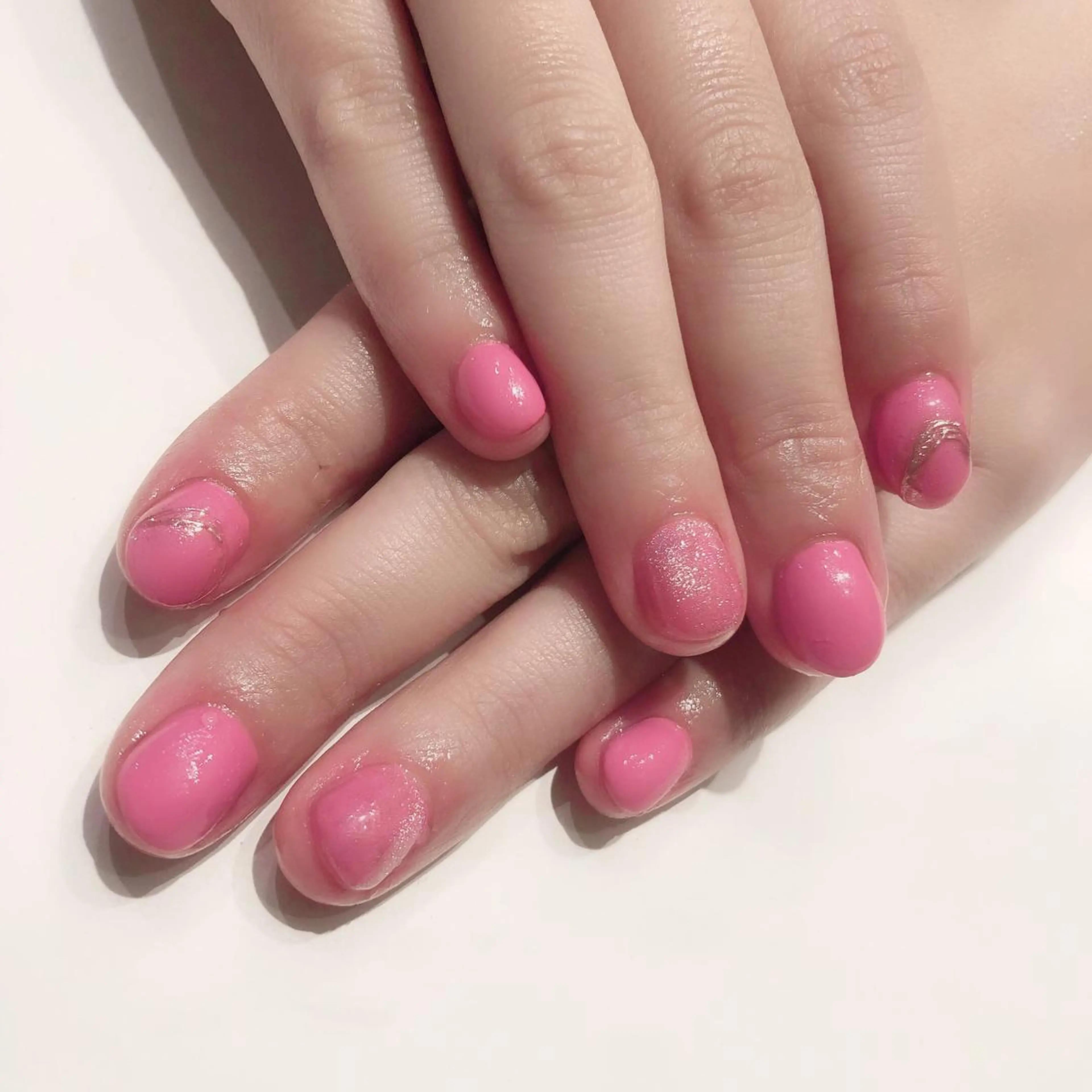 ネイル アートネイル ラメ(グリッター) ワンカラーネイル 桜 成美のエステ・リラクイメージ