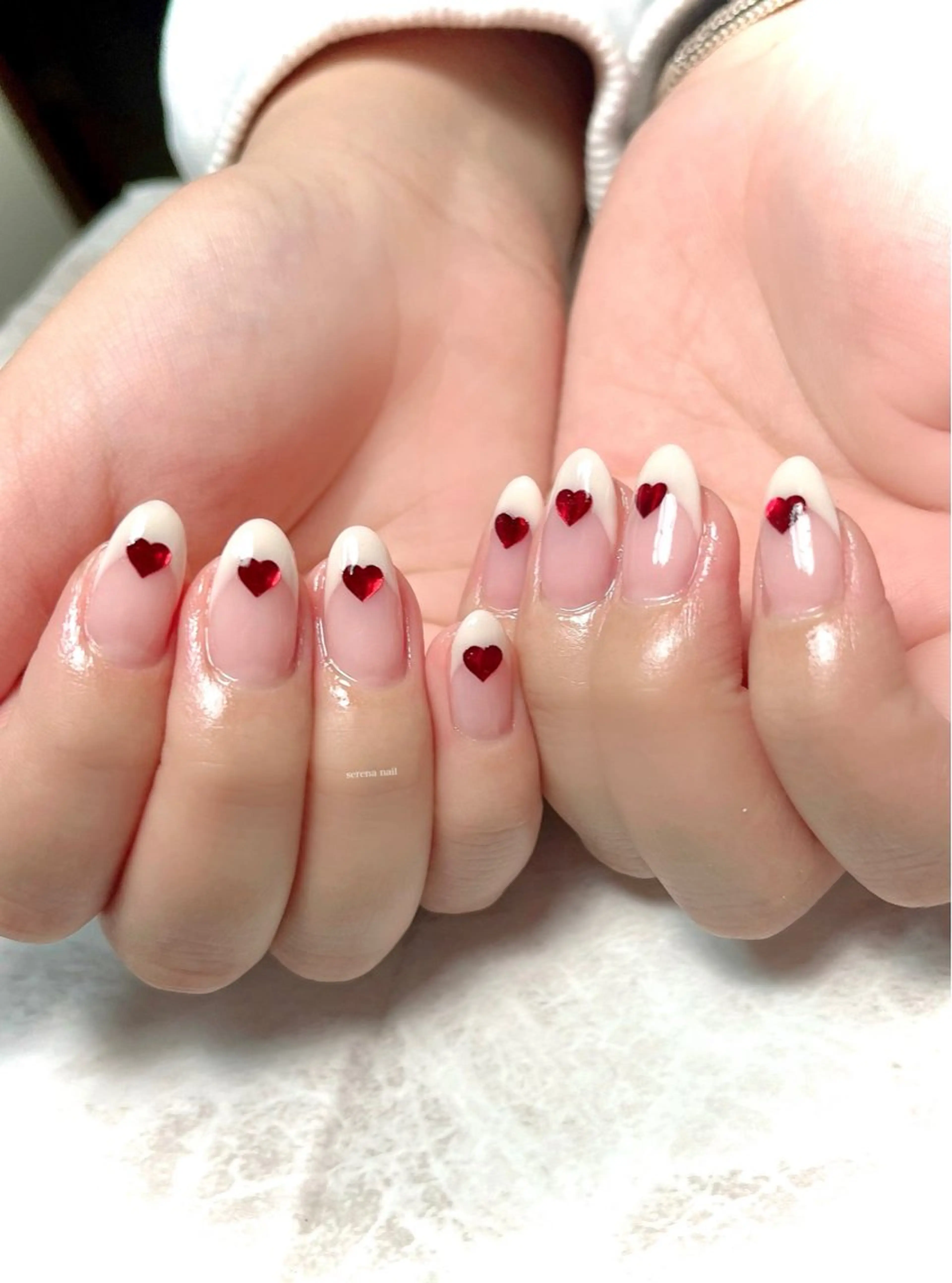 ネイル フレンチネイル ハンドネイル serena nailのネイルデザイン