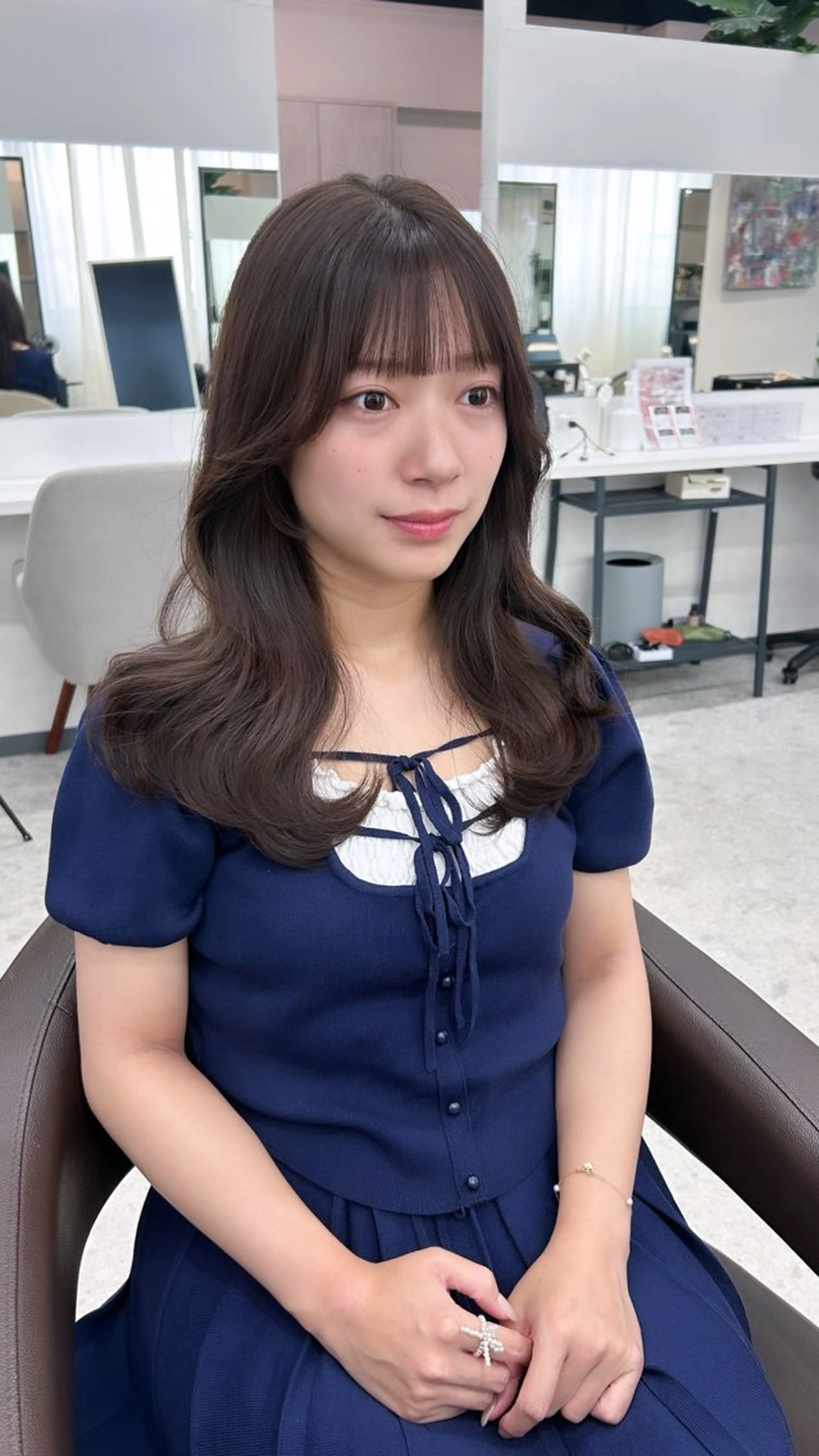 カット＋酸性ストレート(ブリーチ毛不可)＋ライトトリートメント¥24,900→の写真