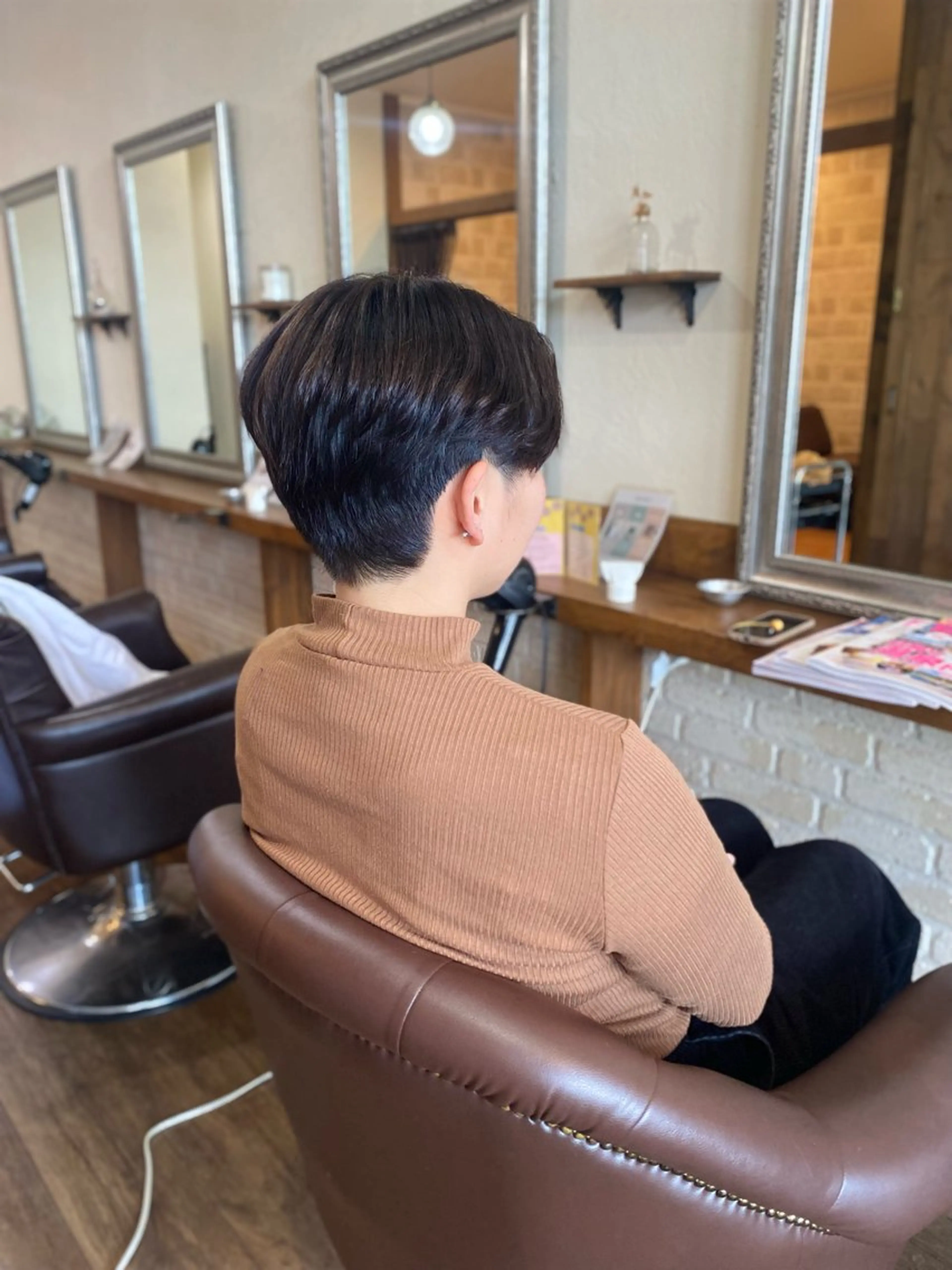 ショート Hair & Eyelash Riche所属・肥田 夕蘭のヘアスタイル