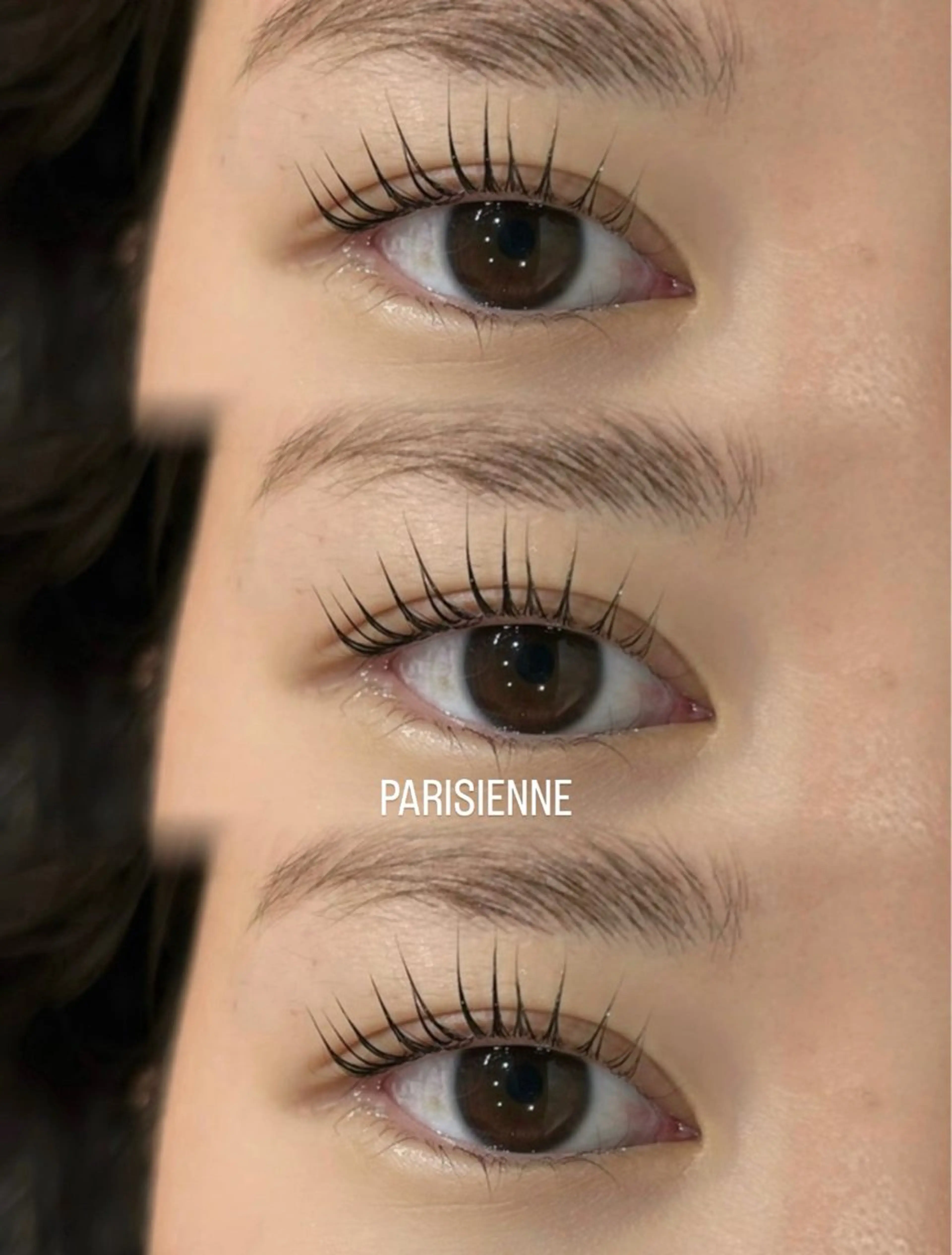 マツエク・マツパ パリジェンヌラッシュリフト 福岡 芽依のマツエク・マツパデザイン