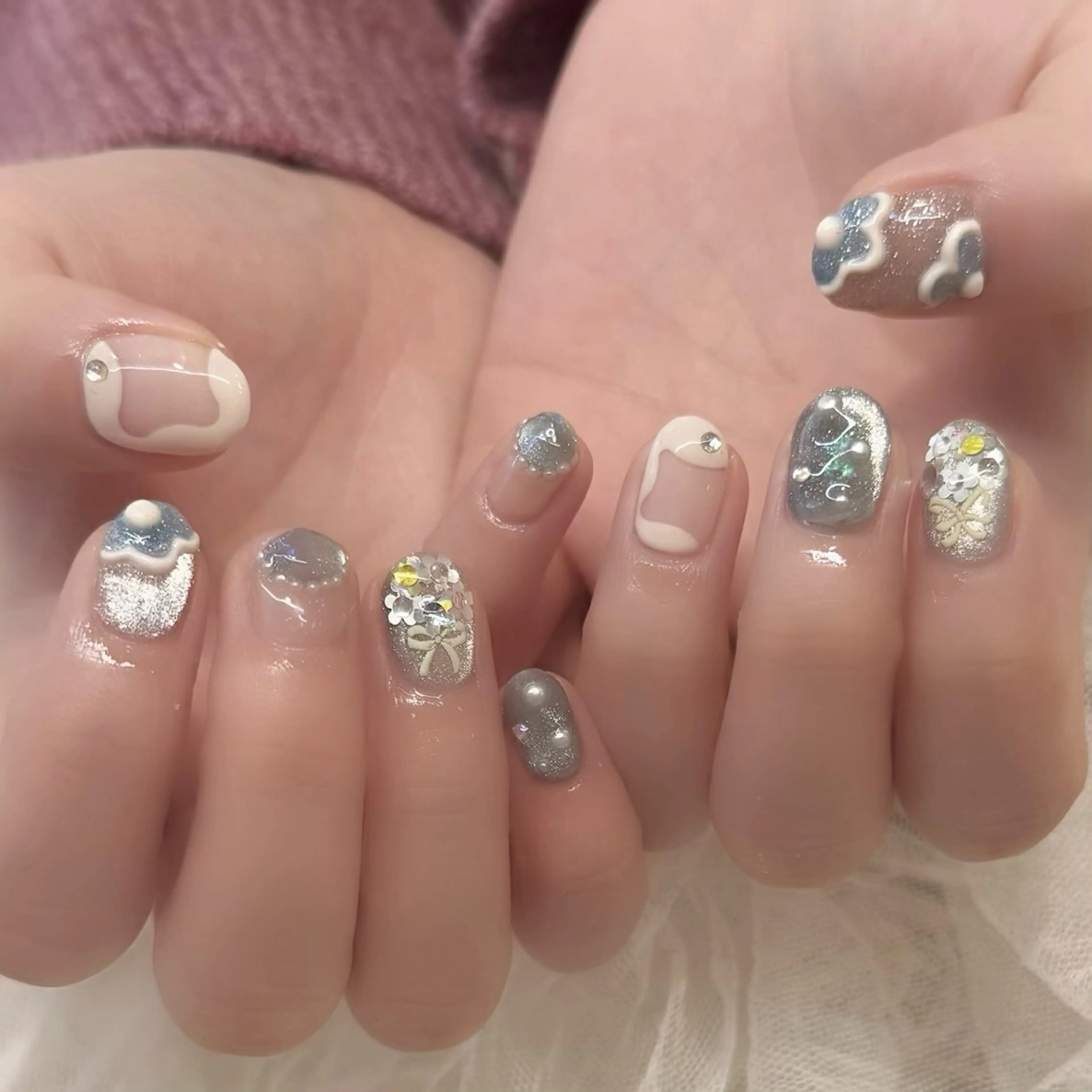 ネイル ハンドネイル 新井 ひなののネイルデザイン