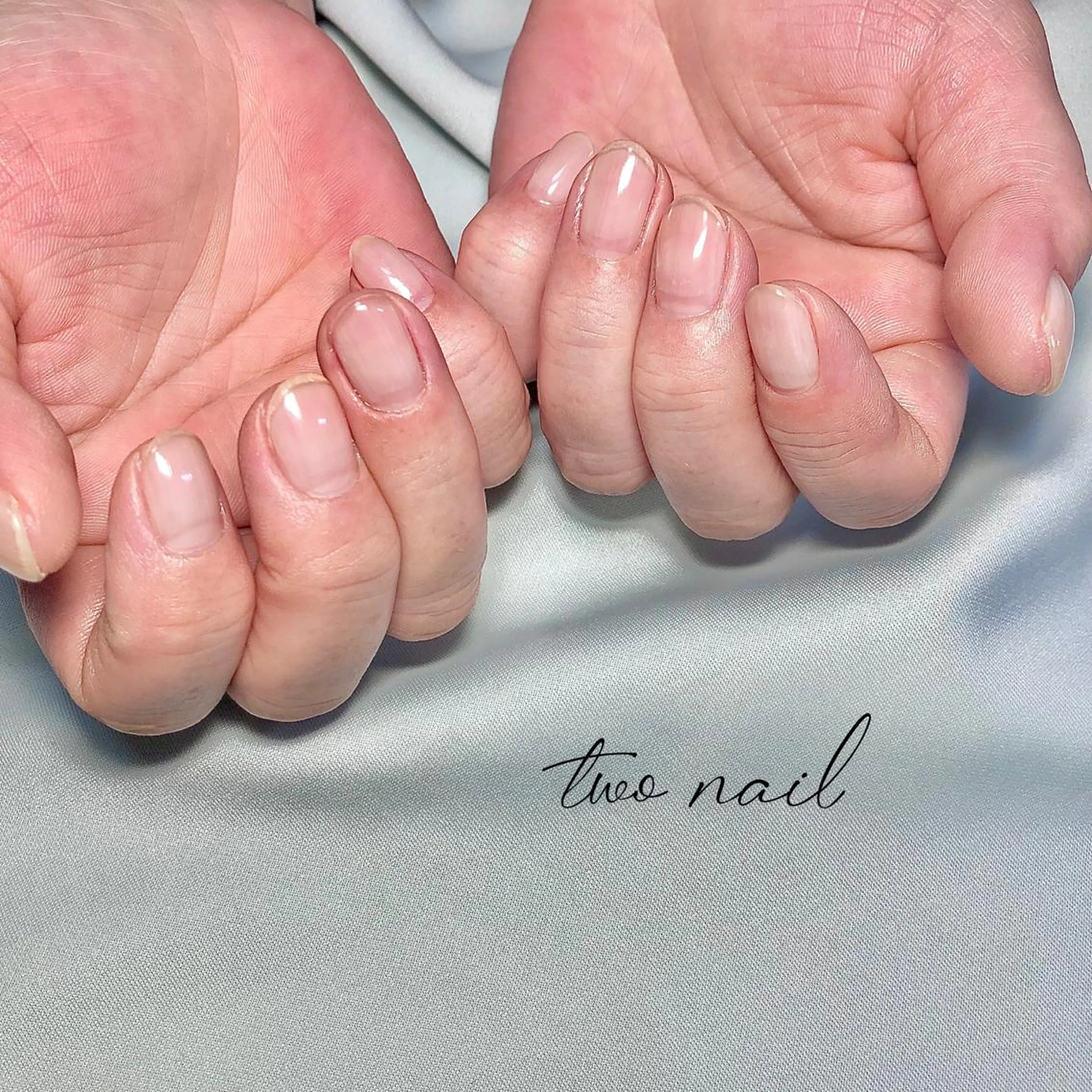 ネイル アートネイル フットネイル ハート ニュアンスネイル ホワイト ハンドネイル two nailのネイルデザイン