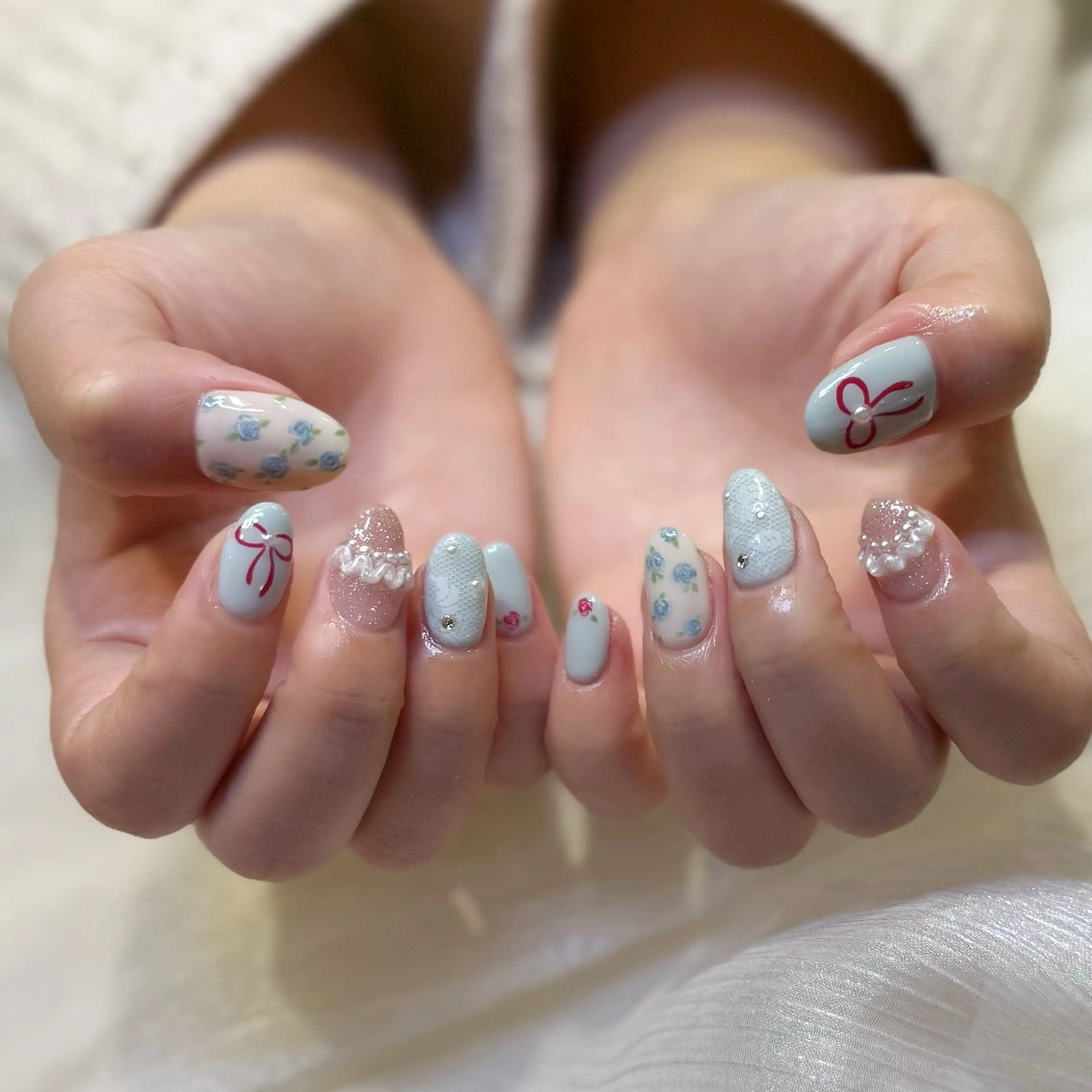 ネイル ハンドネイル 新井 ひなののネイルデザイン