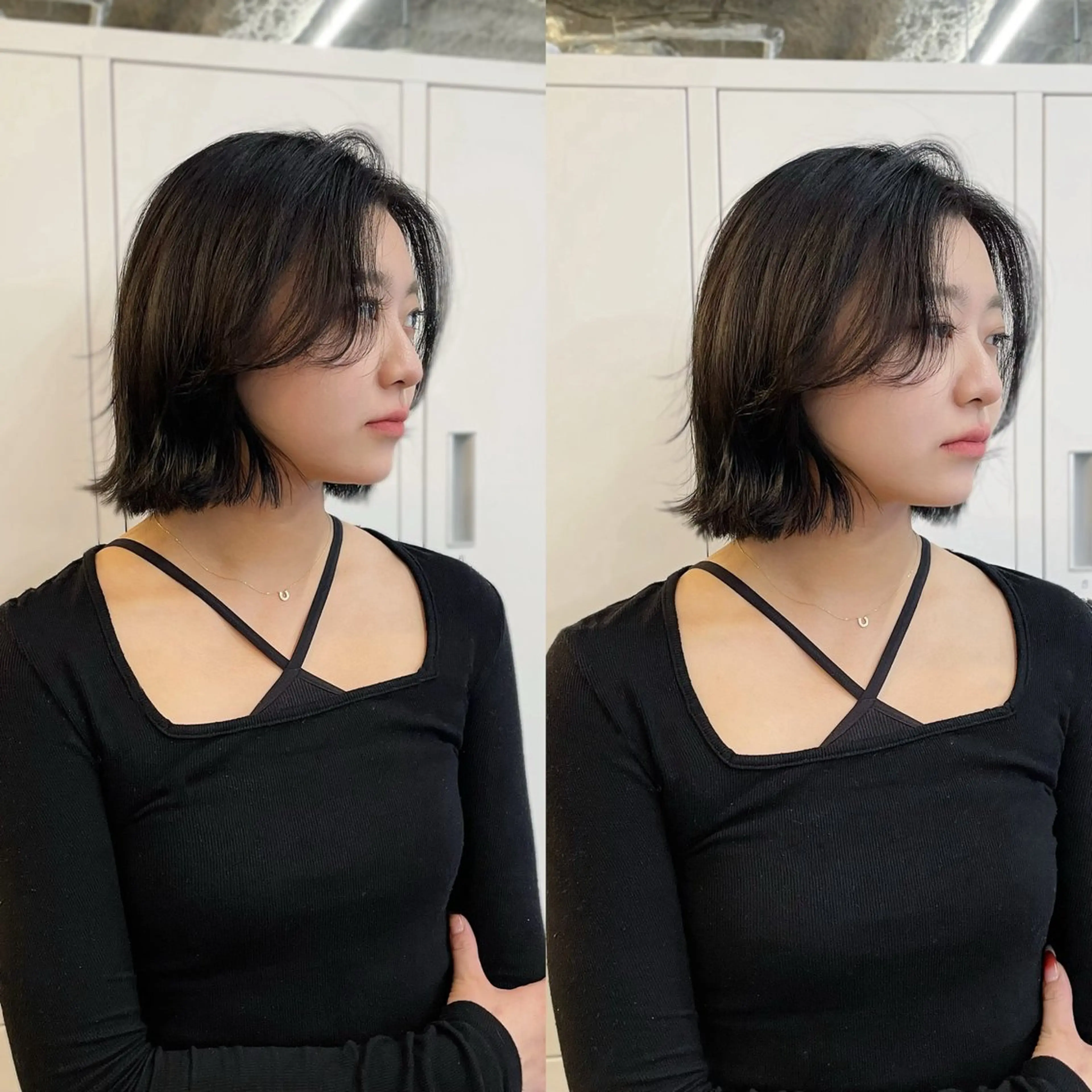 ショート ショートボブ ボブ ショートヘア 上野 葉月🌙のヘアスタイル