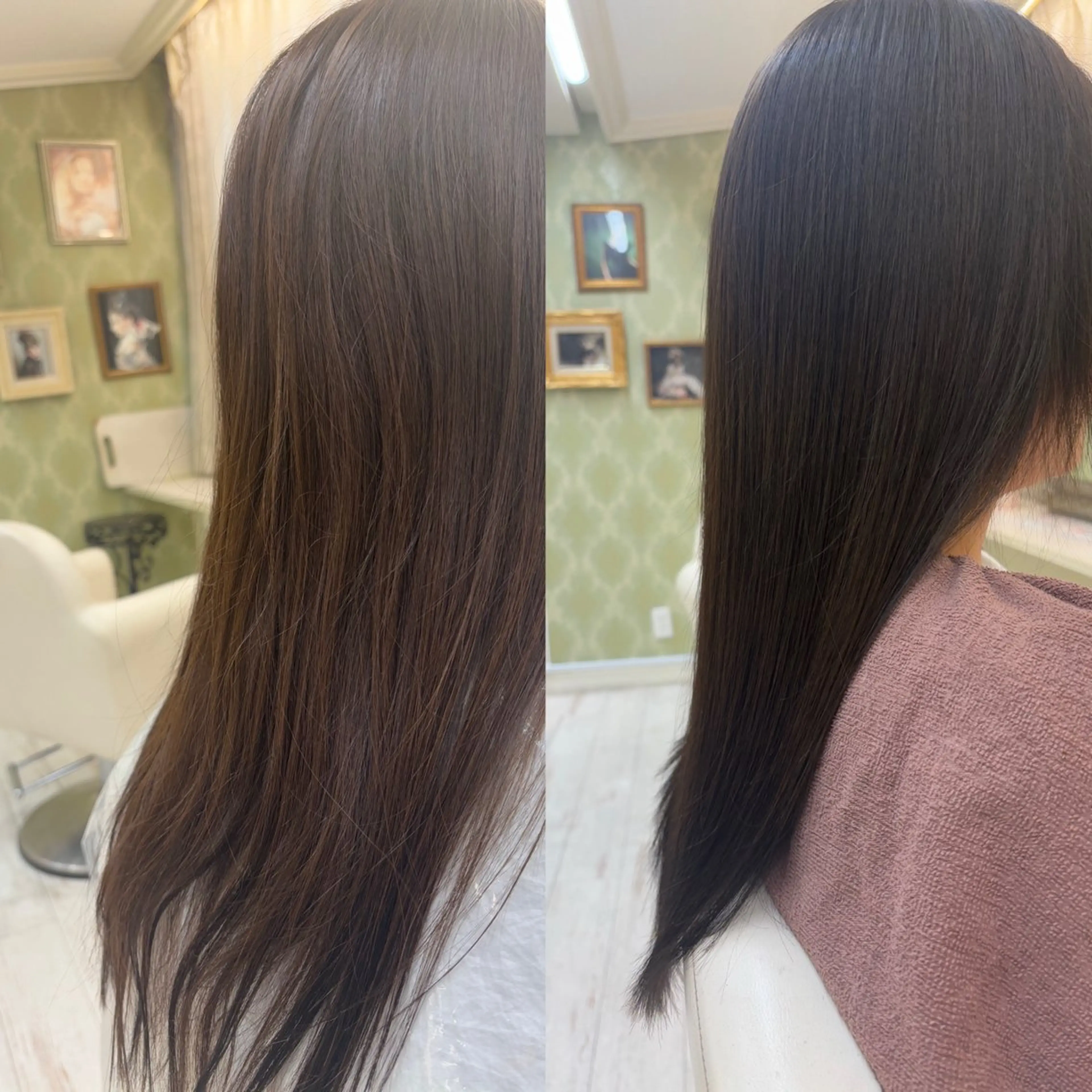 カラー 上田 華音のヘアスタイル