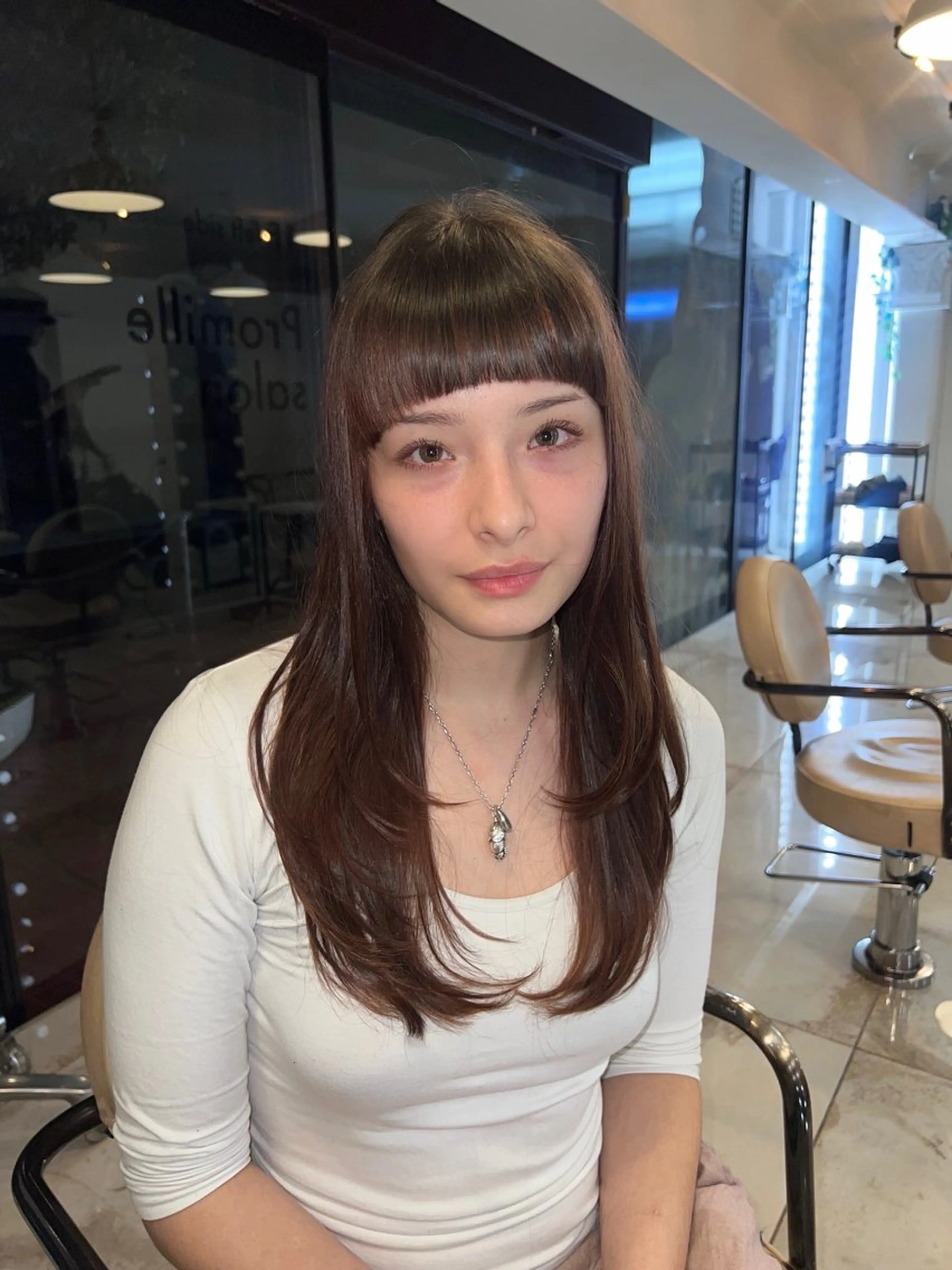 ロング ヘアカラー AIRA/ブリーチ ‪/透明感カラーのヘアスタイル