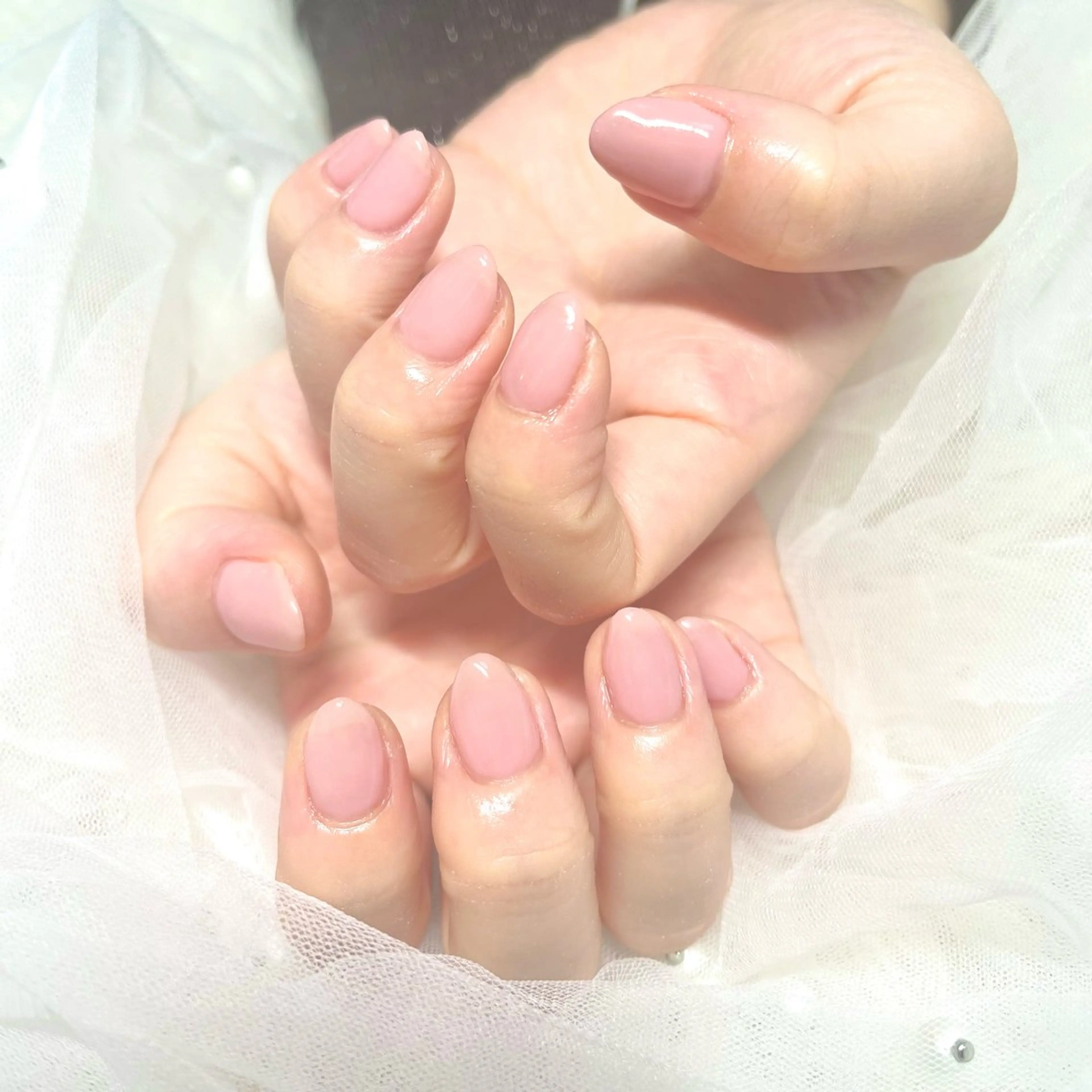 ネイル ワンカラーネイル シンプルネイル ハンドネイル cerisier 坂本のネイルデザイン