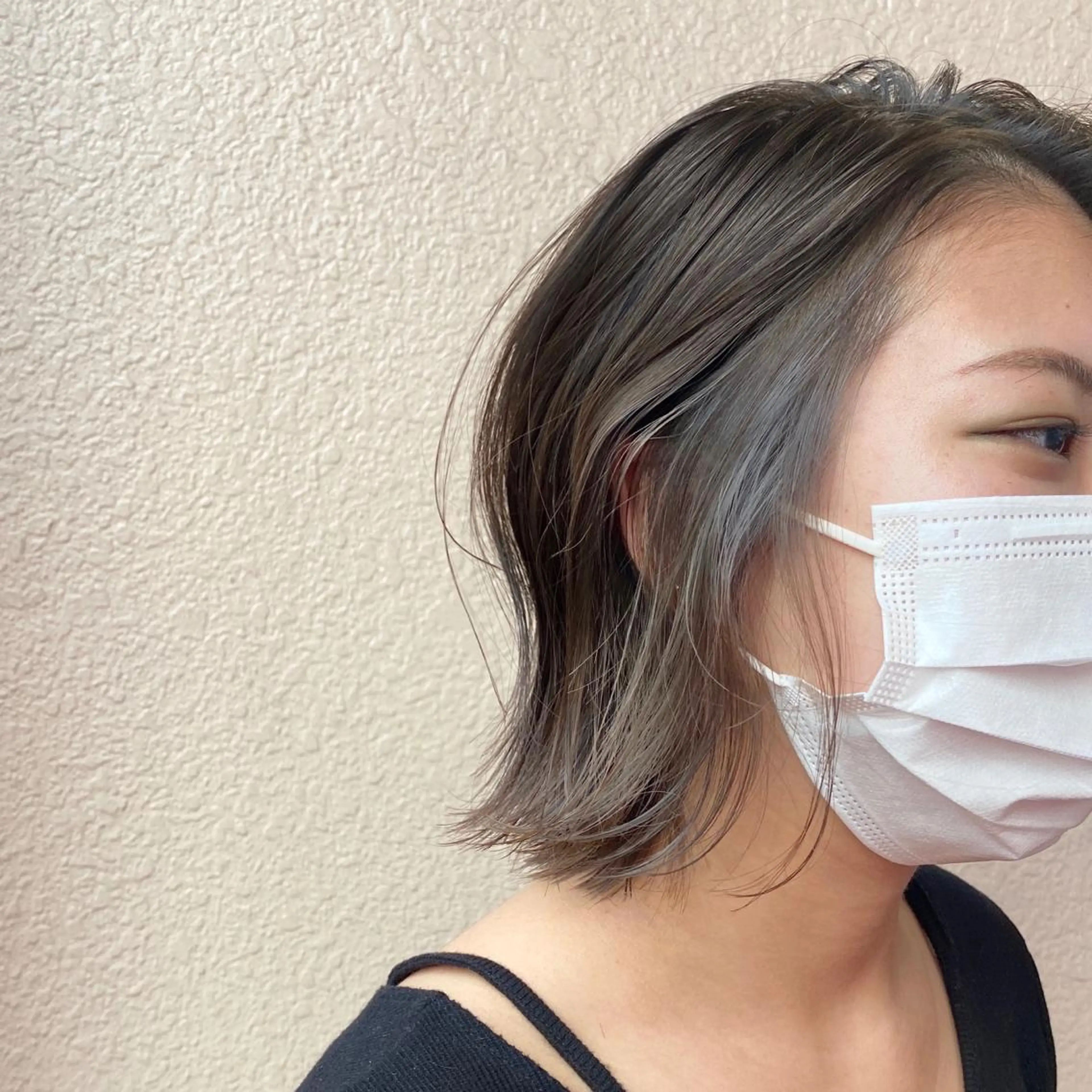 ミディアム カラー SALOWIN 新宿三丁目EAST所属・韓国レイヤー🇰🇷 layercut✂️のヘアスタイル