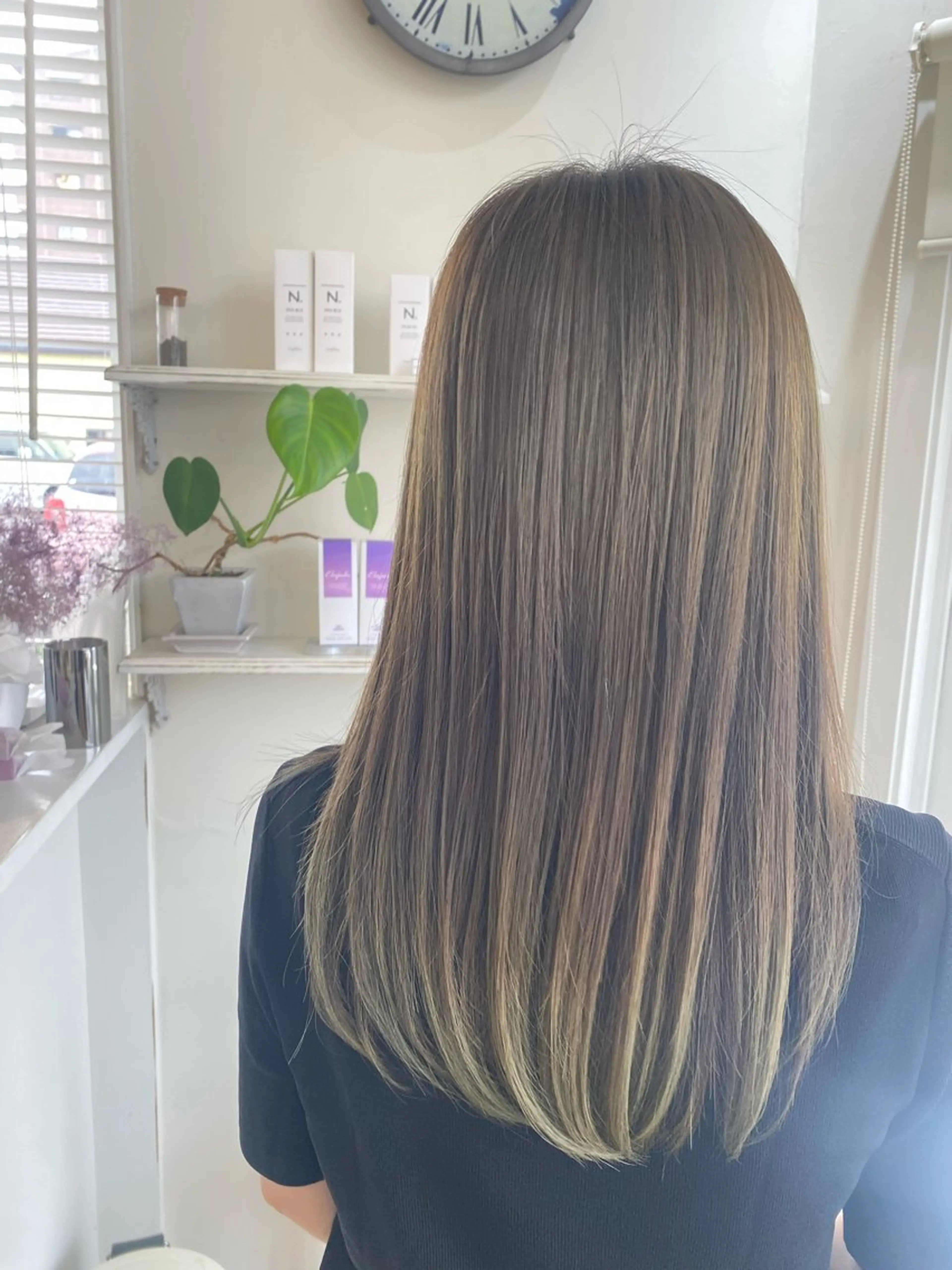 デザインカット＋ワンカラーの写真