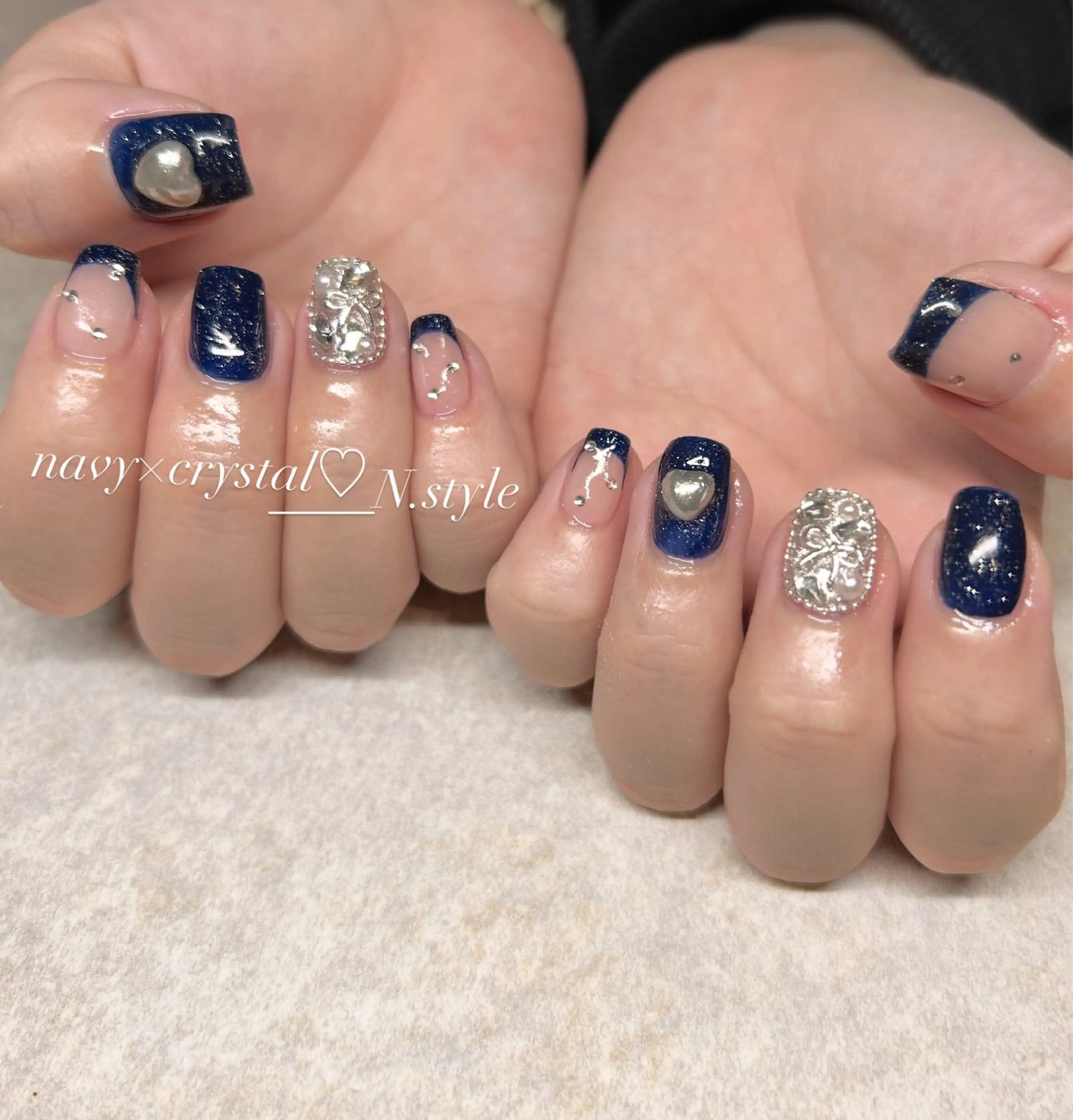 ネイル 長さ出し 持ち込み 春ネイル N.style所属・Ｎ. styleのネイルデザイン