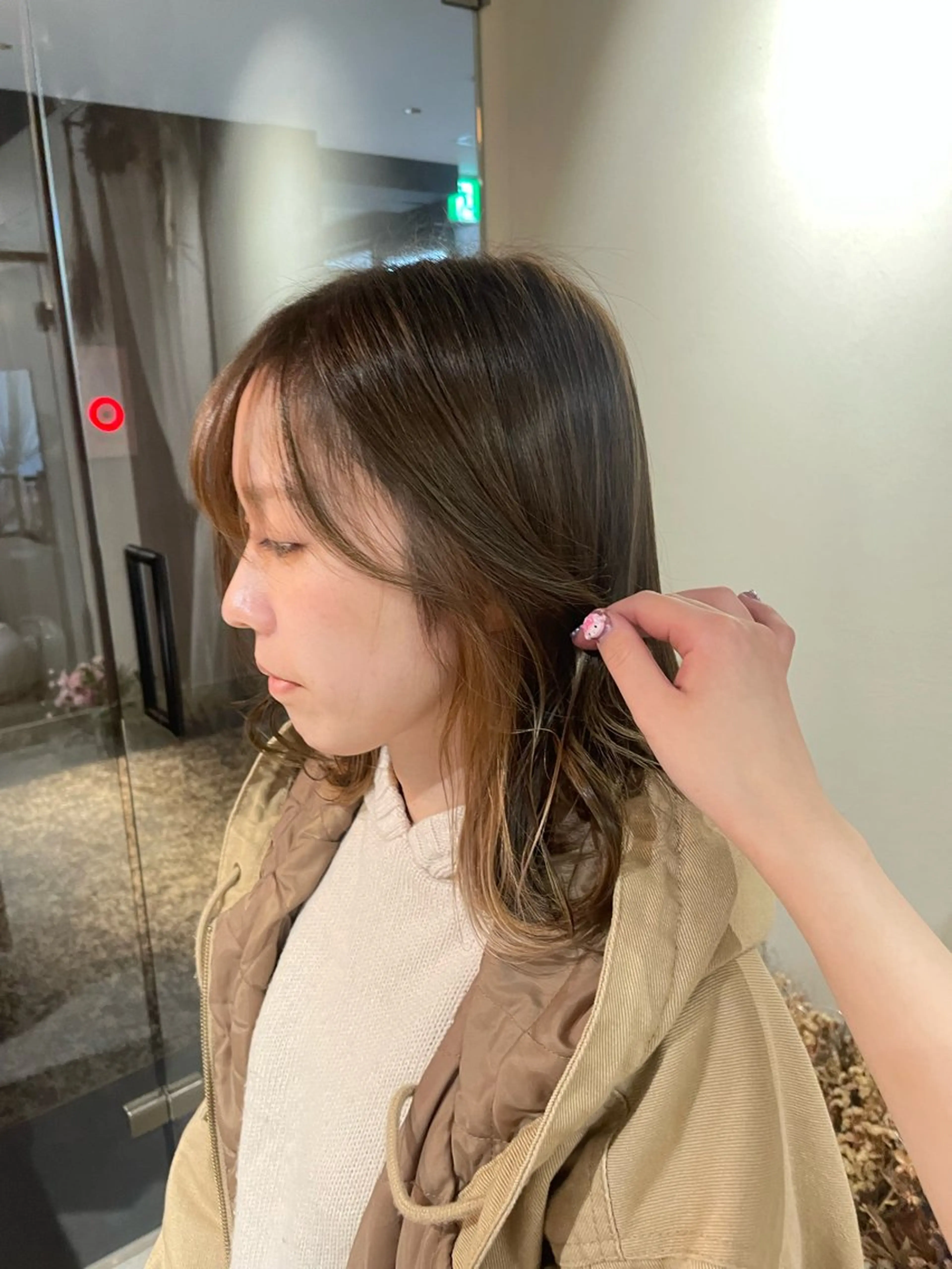 カラー 山下 悠月のヘアスタイル