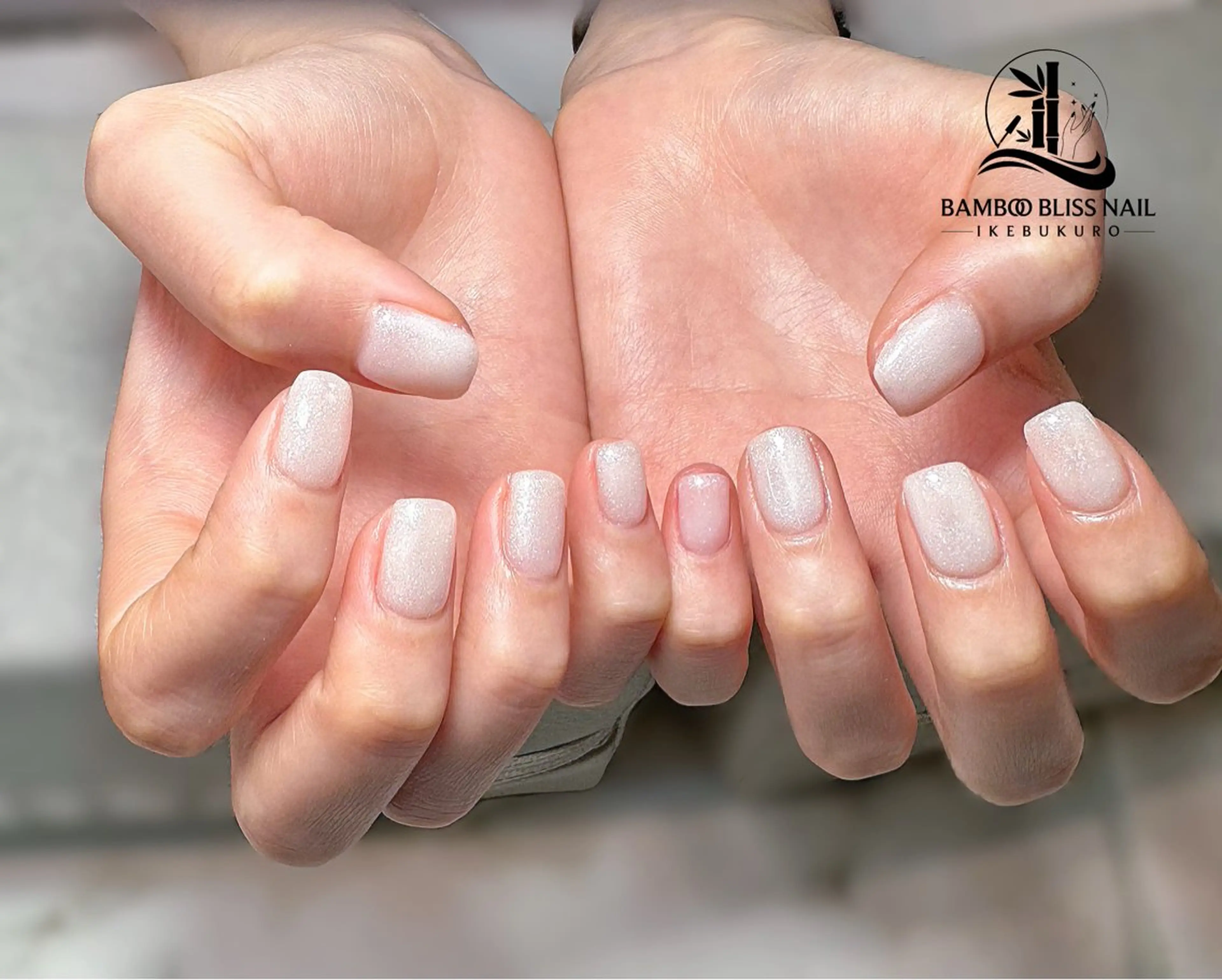 ネイル ワンカラーネイル BAMBOO BLISS 研修用のネイルデザイン