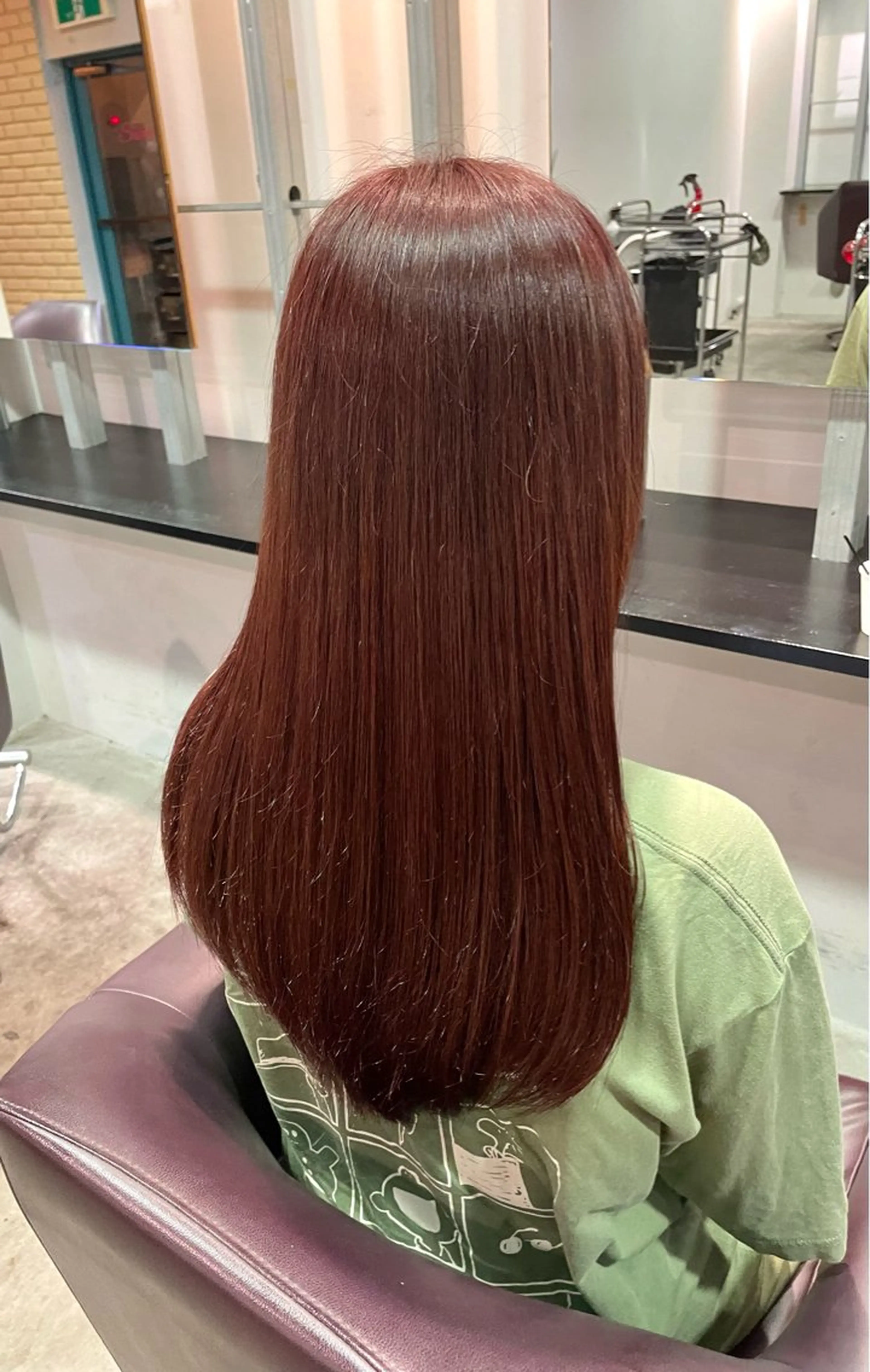 セミロング カラー ヘアカラー トリートメント Ms.CHARM【ミズチャーム】所属・韓国/レイヤーカット 顔周り/廣瀬達哉のヘアスタイル