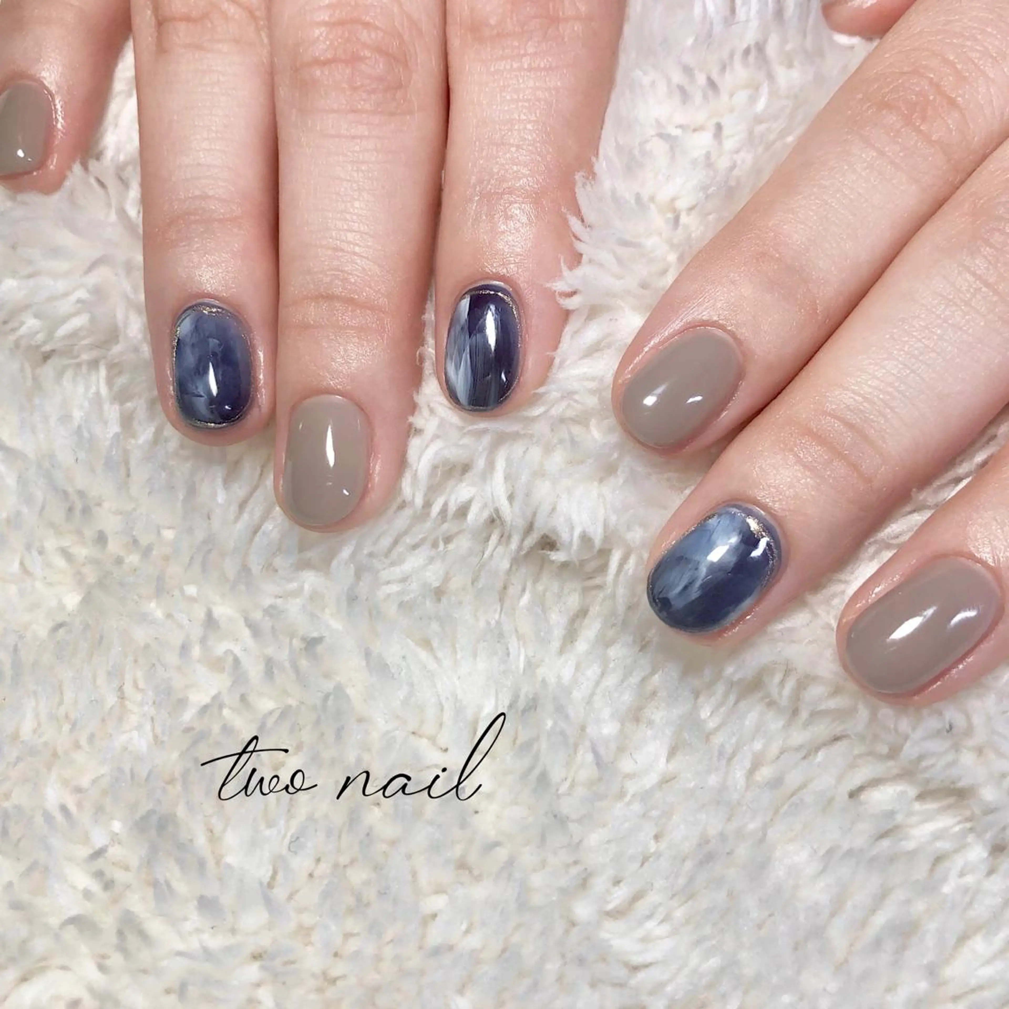 ネイル アートネイル フットネイル ハート ニュアンスネイル ホワイト two nailのネイルデザイン