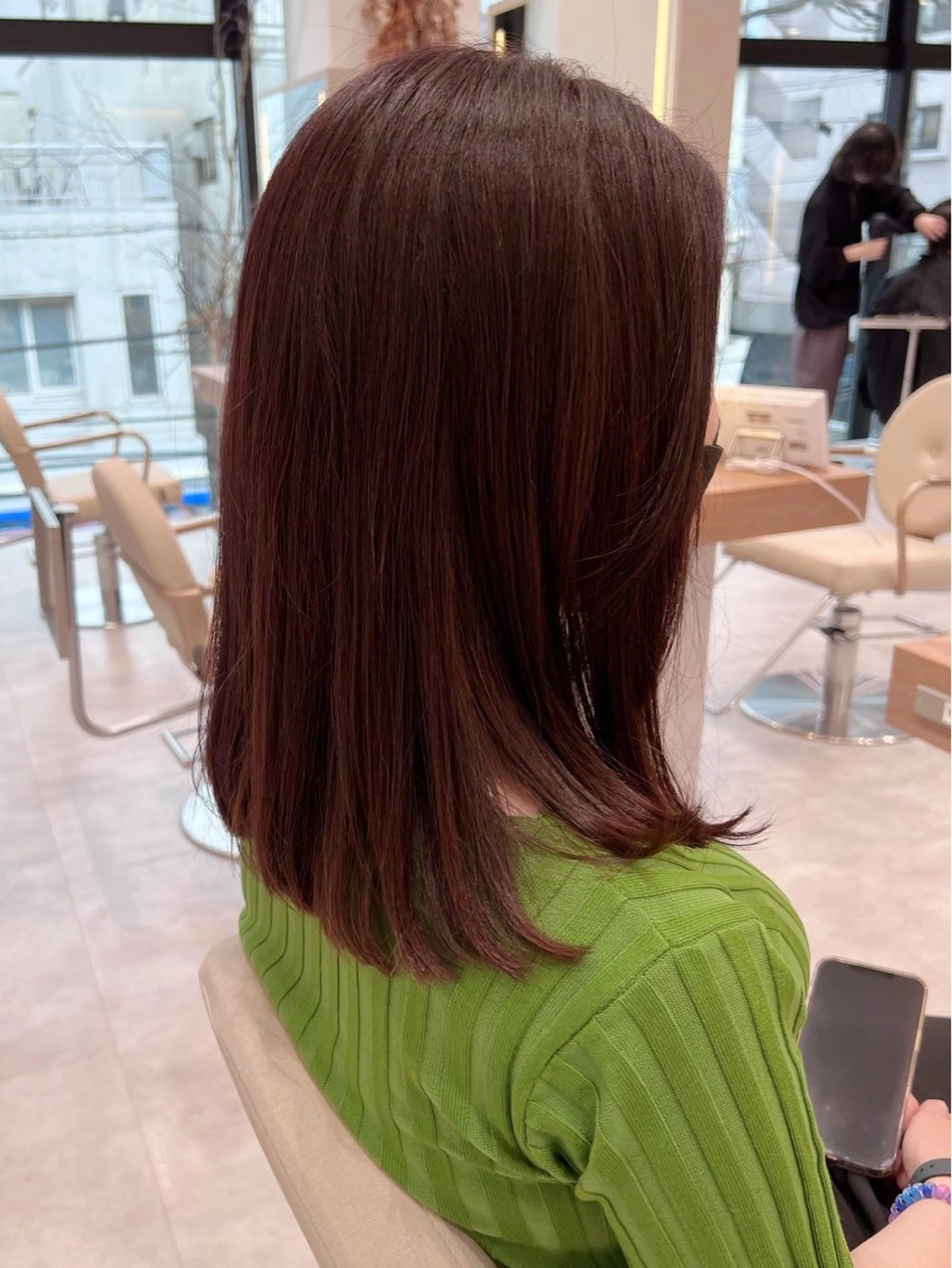 カラー 田中 琢夢のヘアスタイル