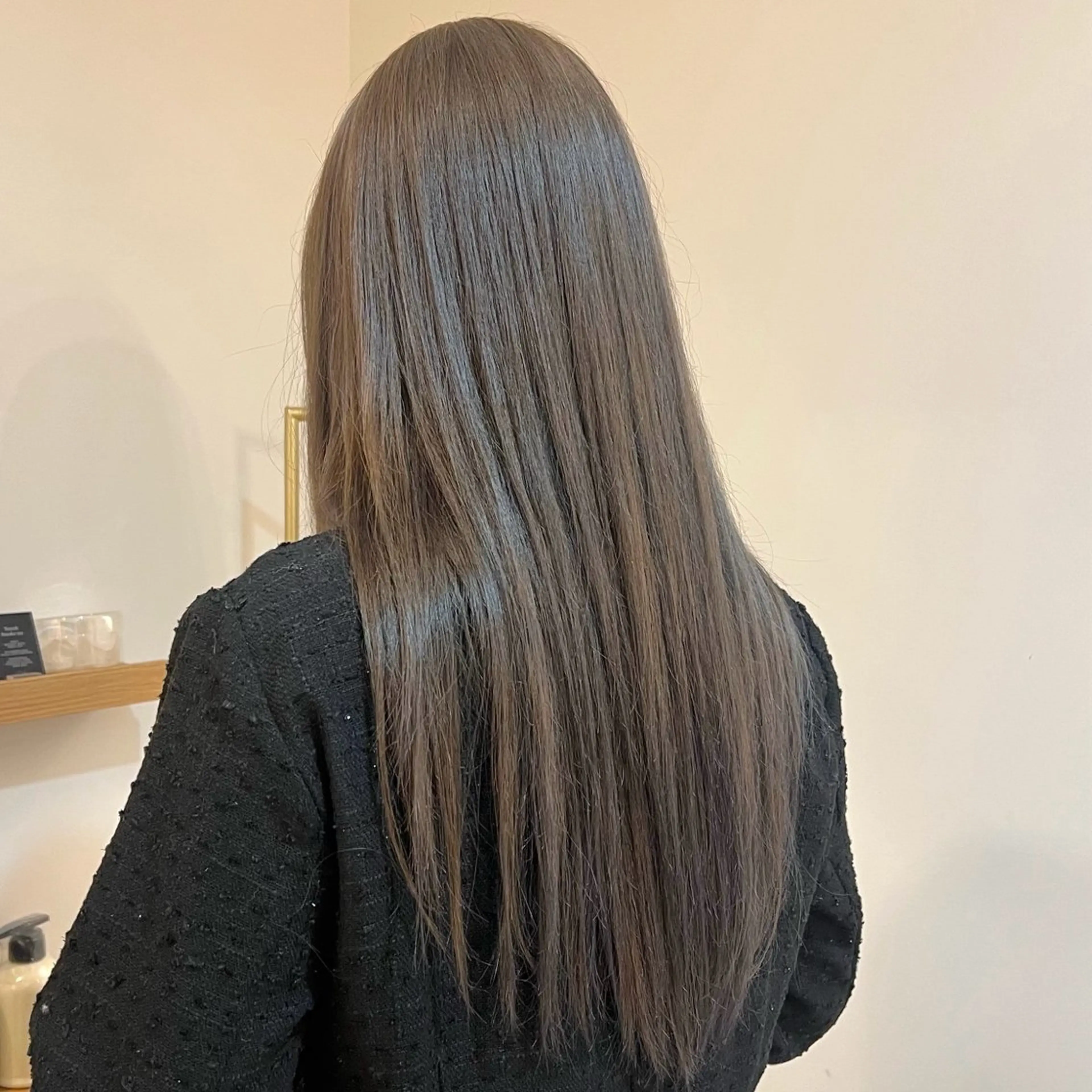 ロング カラー ベージュカラー ブリーチ 透明感カラー ダブルカラー グレージュ ヘアカラー 艶カラー/透明感 /ヒグチアオイのヘアスタイル