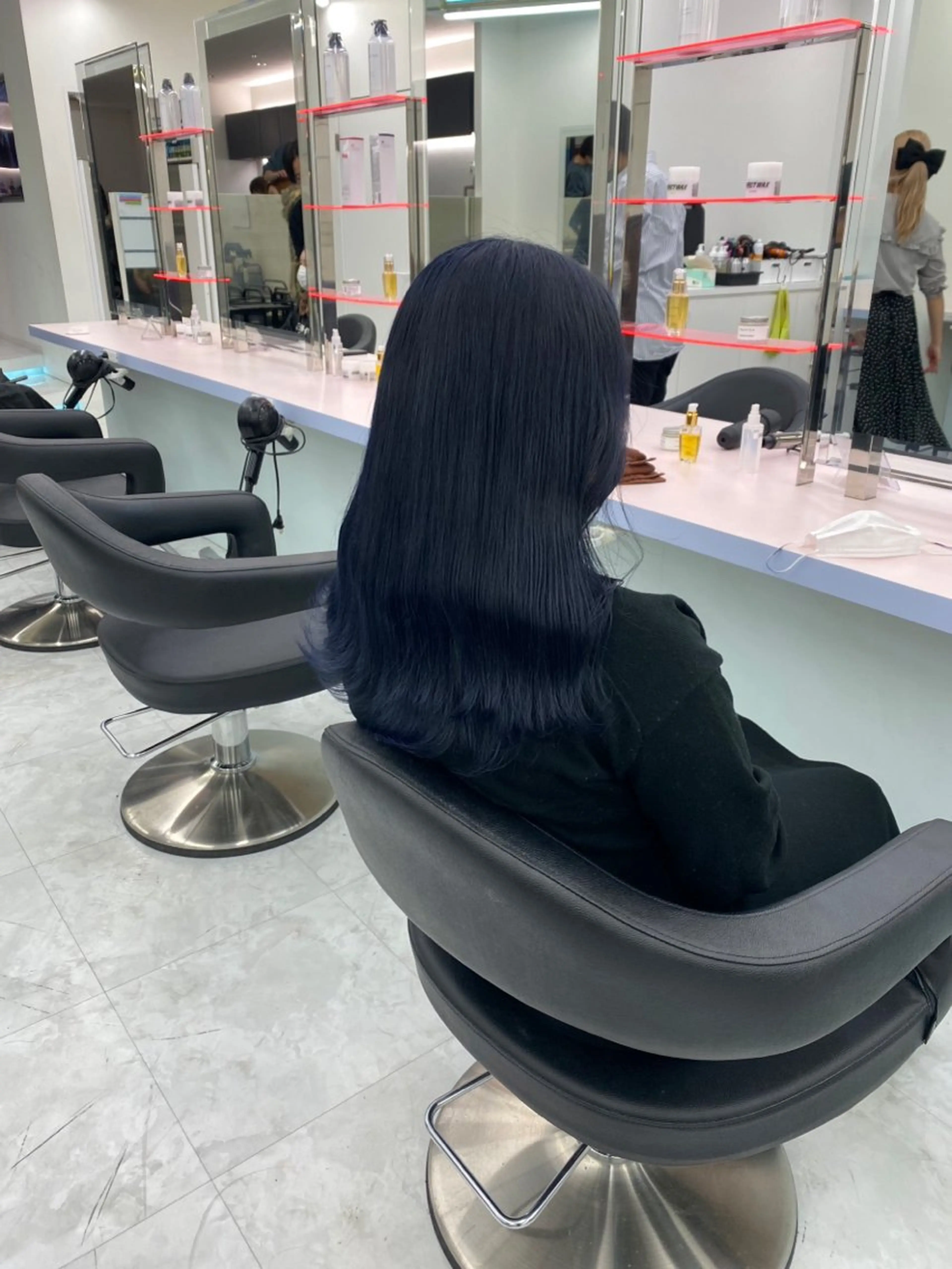 セミロング カラー パーマ ヘアアレンジ メンズ 🤍透明感カラー🤍 ブリーチ🤍AINEのヘアスタイル