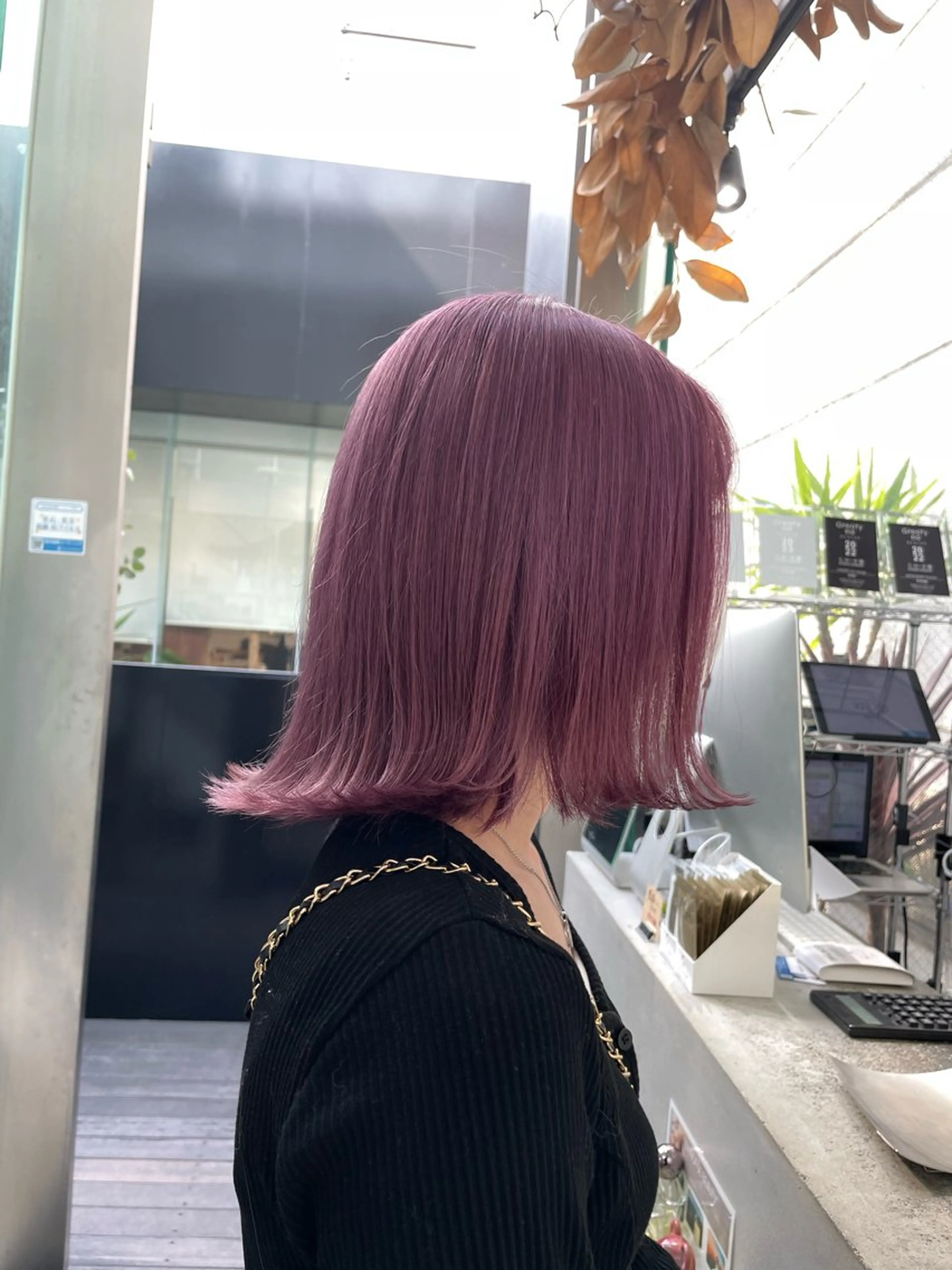 ショート オノ テンタのヘアスタイル